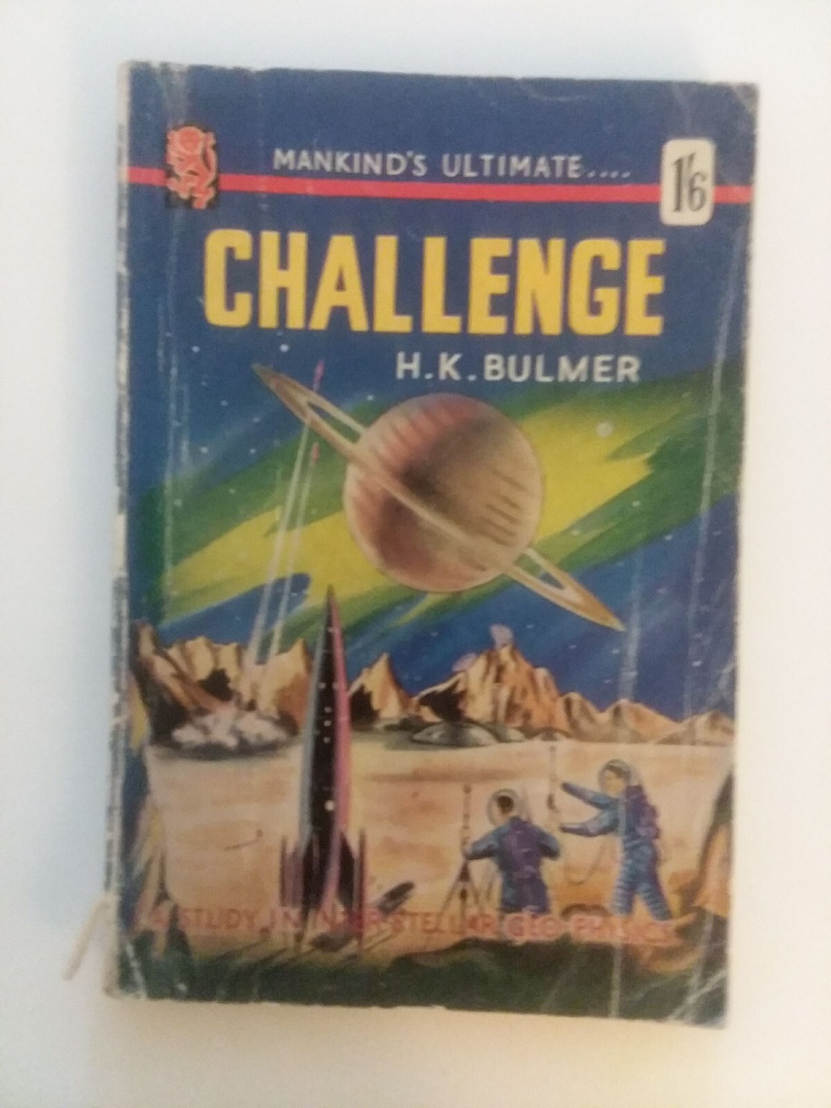 PBO – VHTF – H. K. (KENNETH) BULMER – CHALLENGE – Curtis Books (UK) – 1954