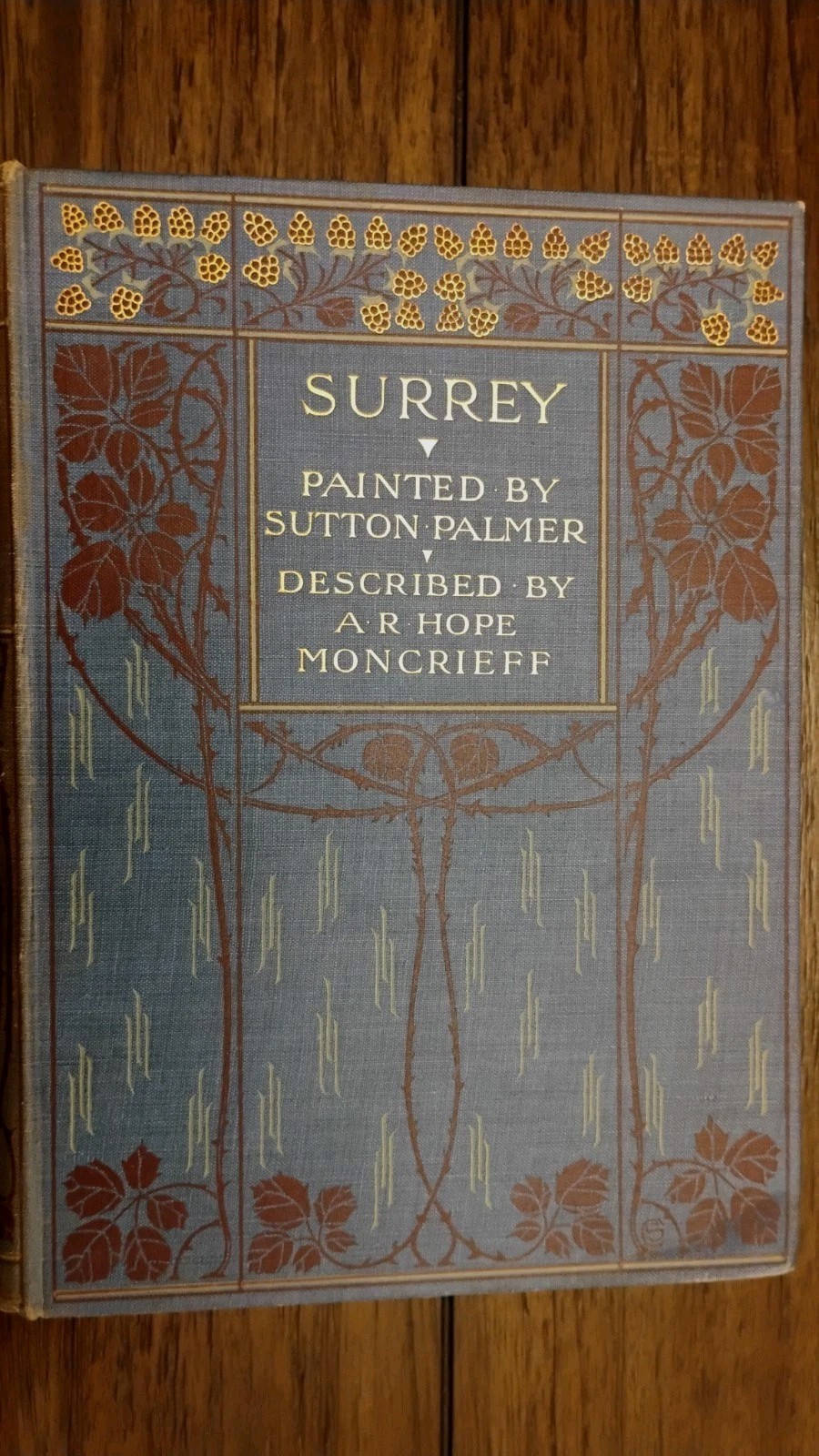 ? 1906 1st Ed. SURREY | A&C Black | DJ | 75 Plates | Near Fine | RARE