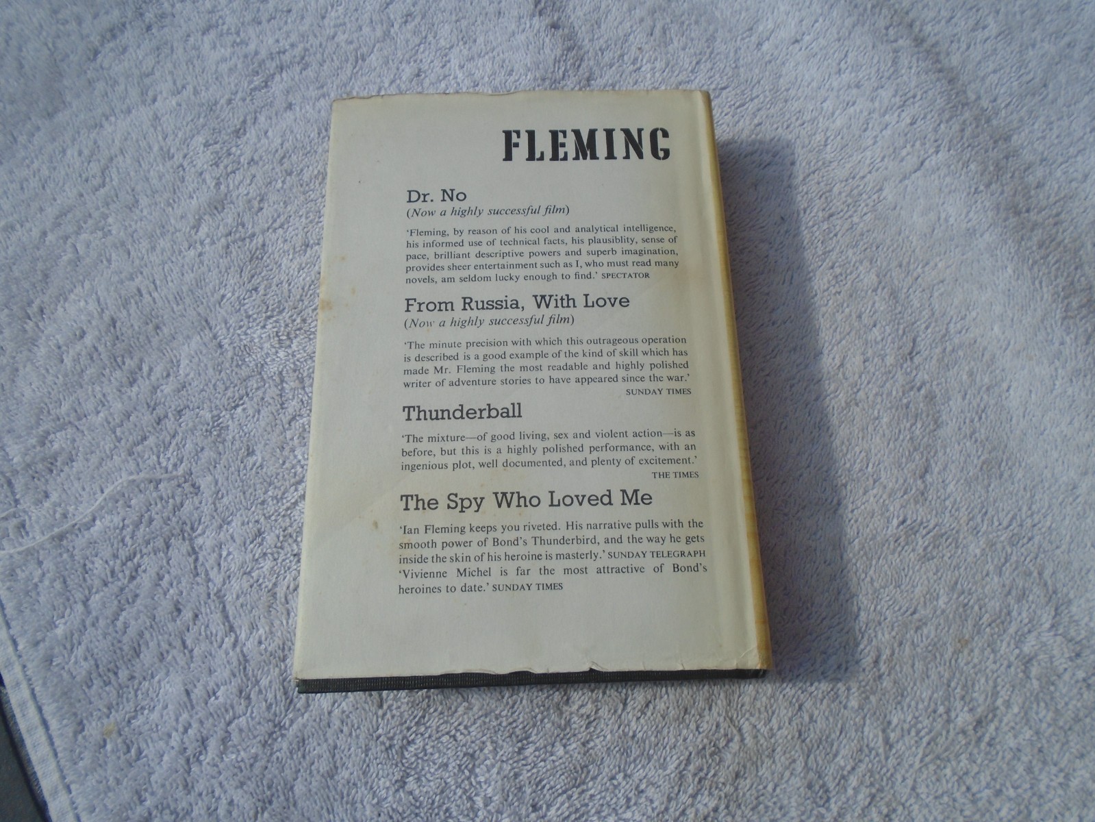 Ian Fleming – On Her Majesty’s Secret Service – Hardcover 1st Edition 8th Impr