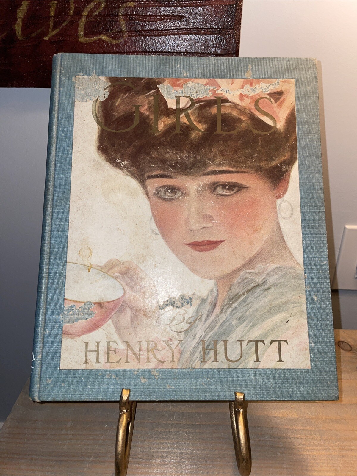 GIRLS BY HENRY HUTT 1910 ILLUSTRATED BOOK WITH 16 COLOR PLATES &LOTS OF DRAWINGS