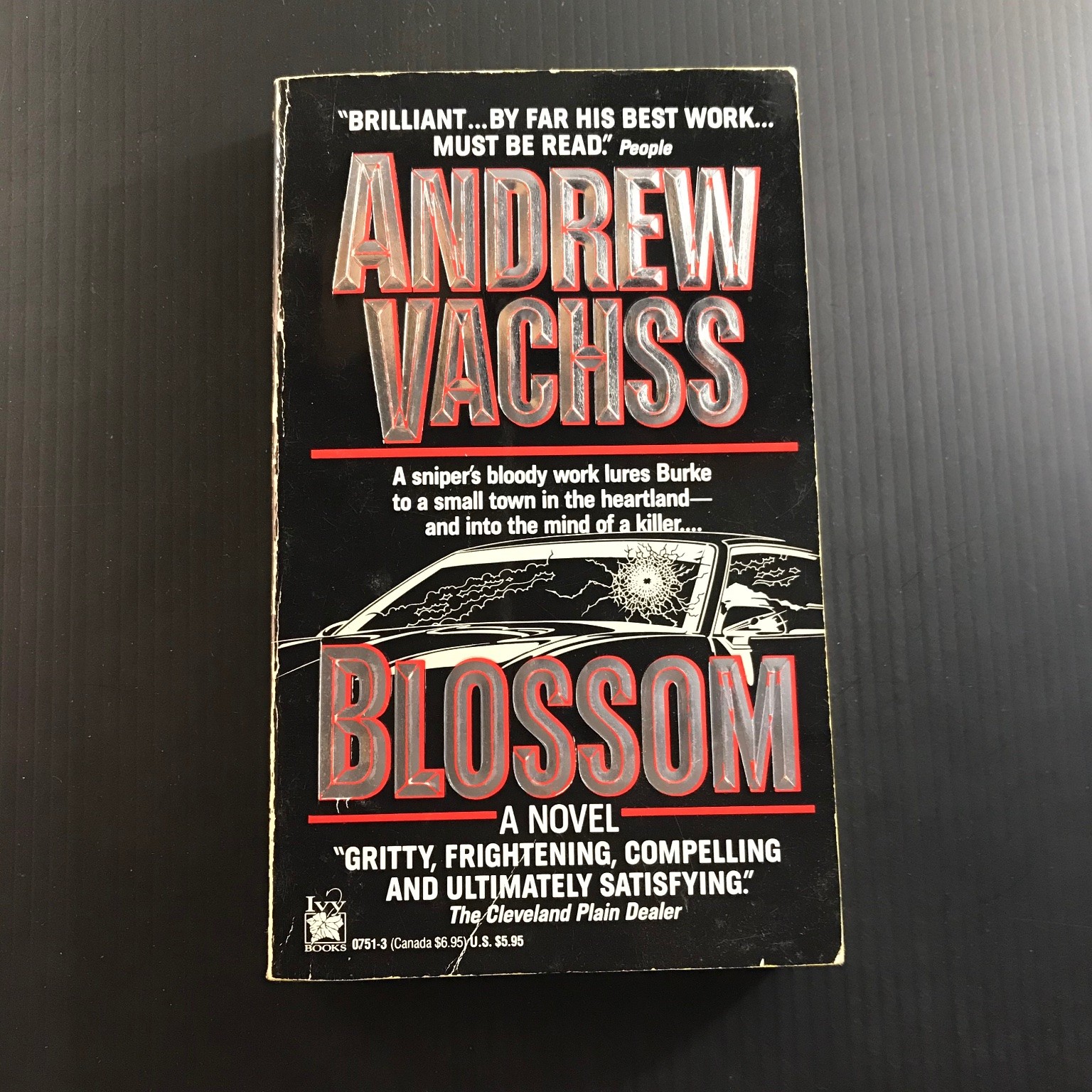 Blossom Andrew Vachss First Ballantine Book Edition 1991 Paperback Novel