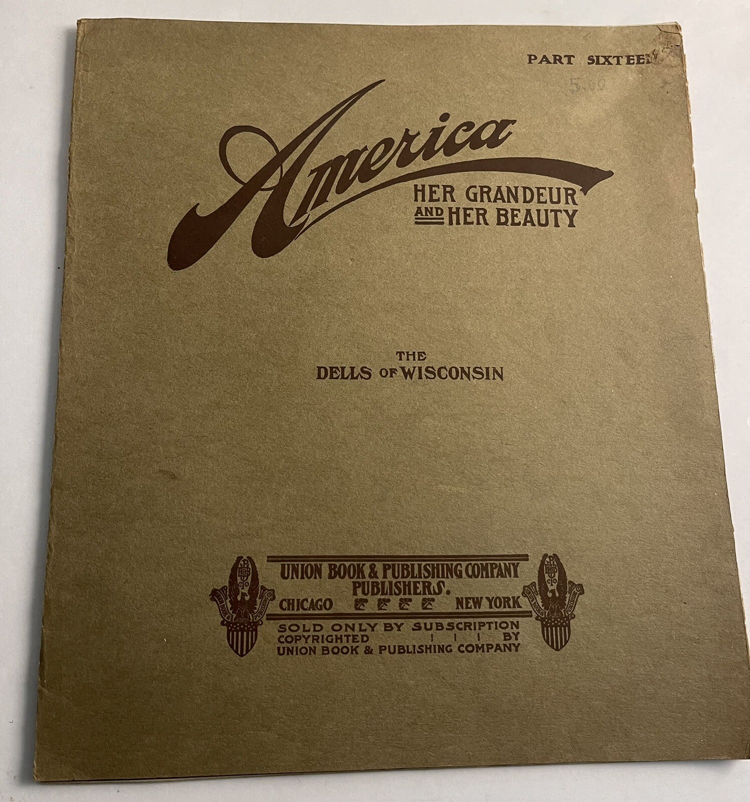 Lot of 2 America Her Grandeur And Her Beauty Photo Books From 1900 Wisconsin