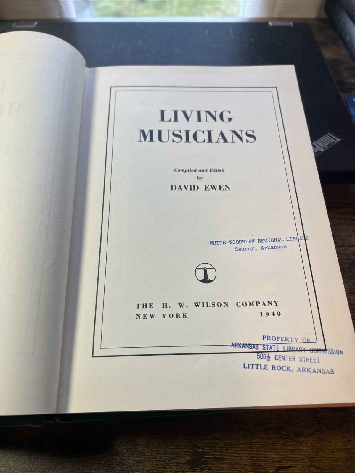 Living Musicians – David Ewen (editor) – 1956 HC