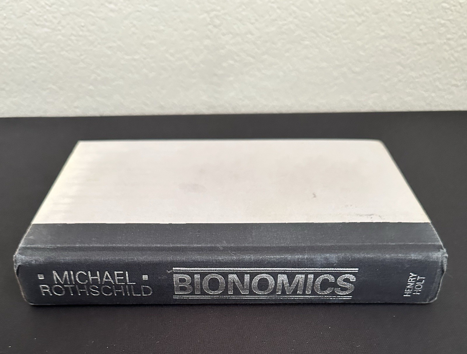 SIGNED – BIONOMICS Michael Rothschild 1st/1st HC DJ Assoc Copy Capitalism 1990