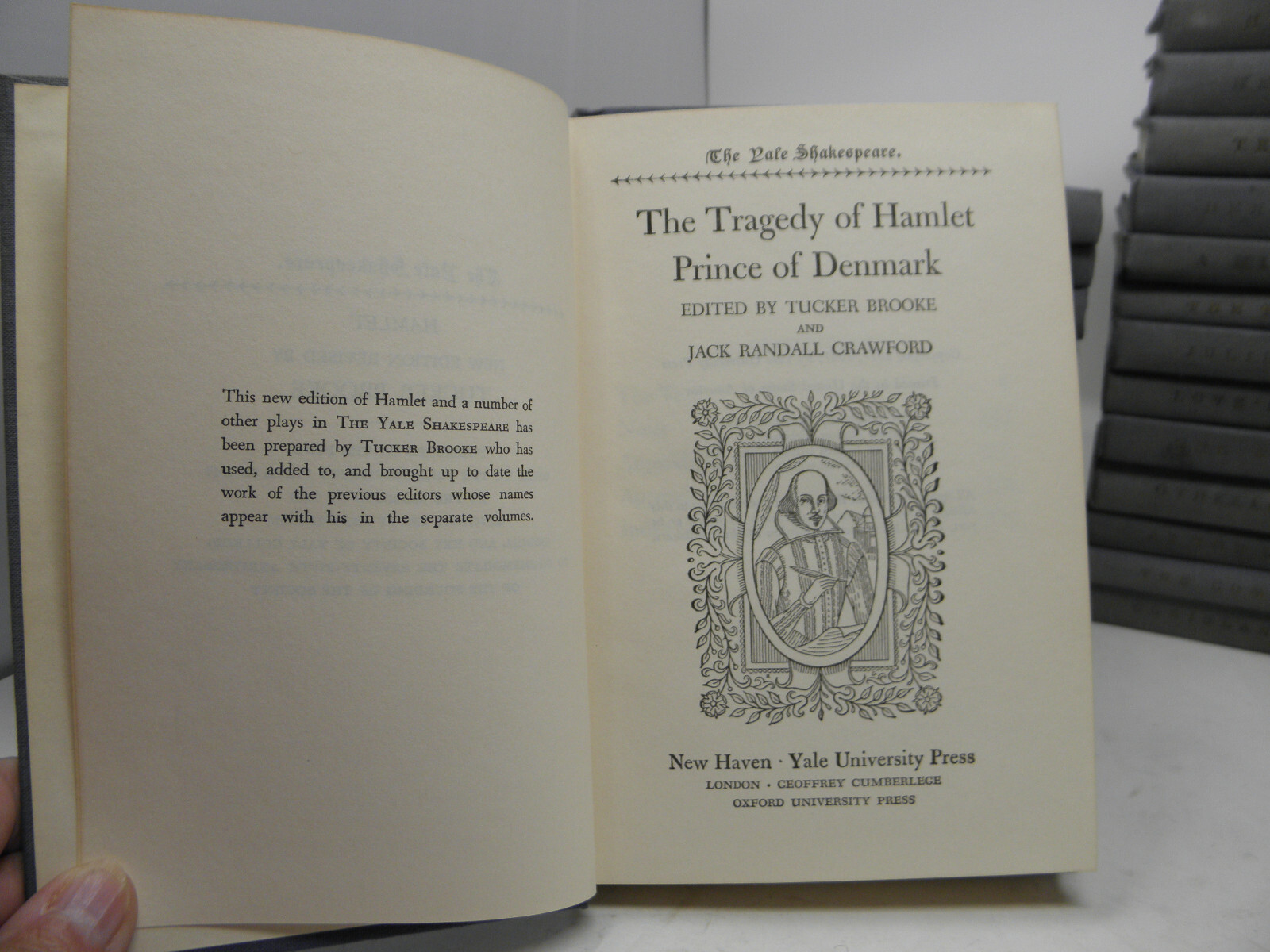 The Yale Shakespeare – Complete 40 Volume Set – Blue Hardcovers University Press