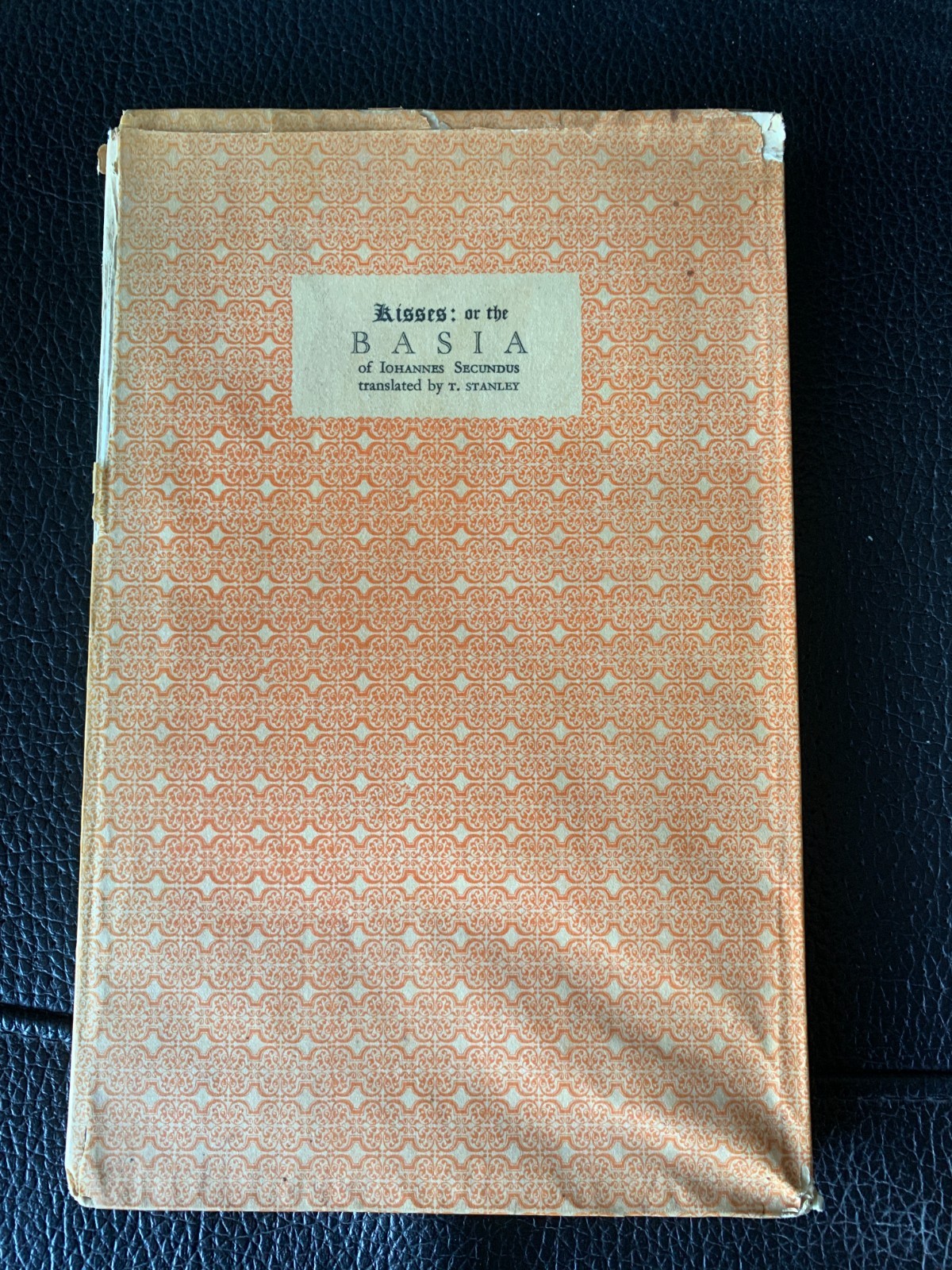 Kisses or the Basia Iohannes Secundus Nonesuch Press 1923 limited edition