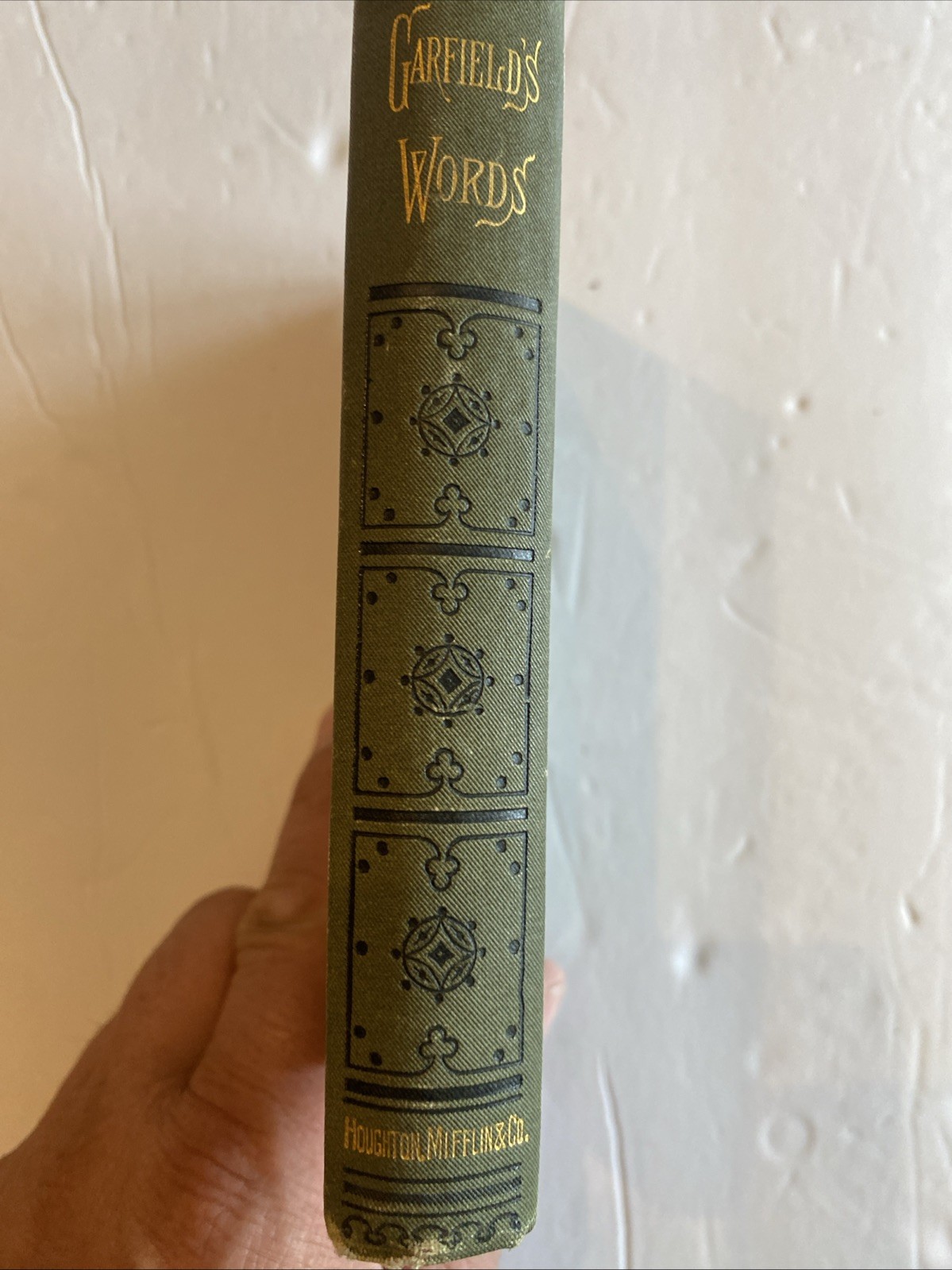 Garfield’s Words First Edition 1881 Hardcover compiled by William Ralston Balch