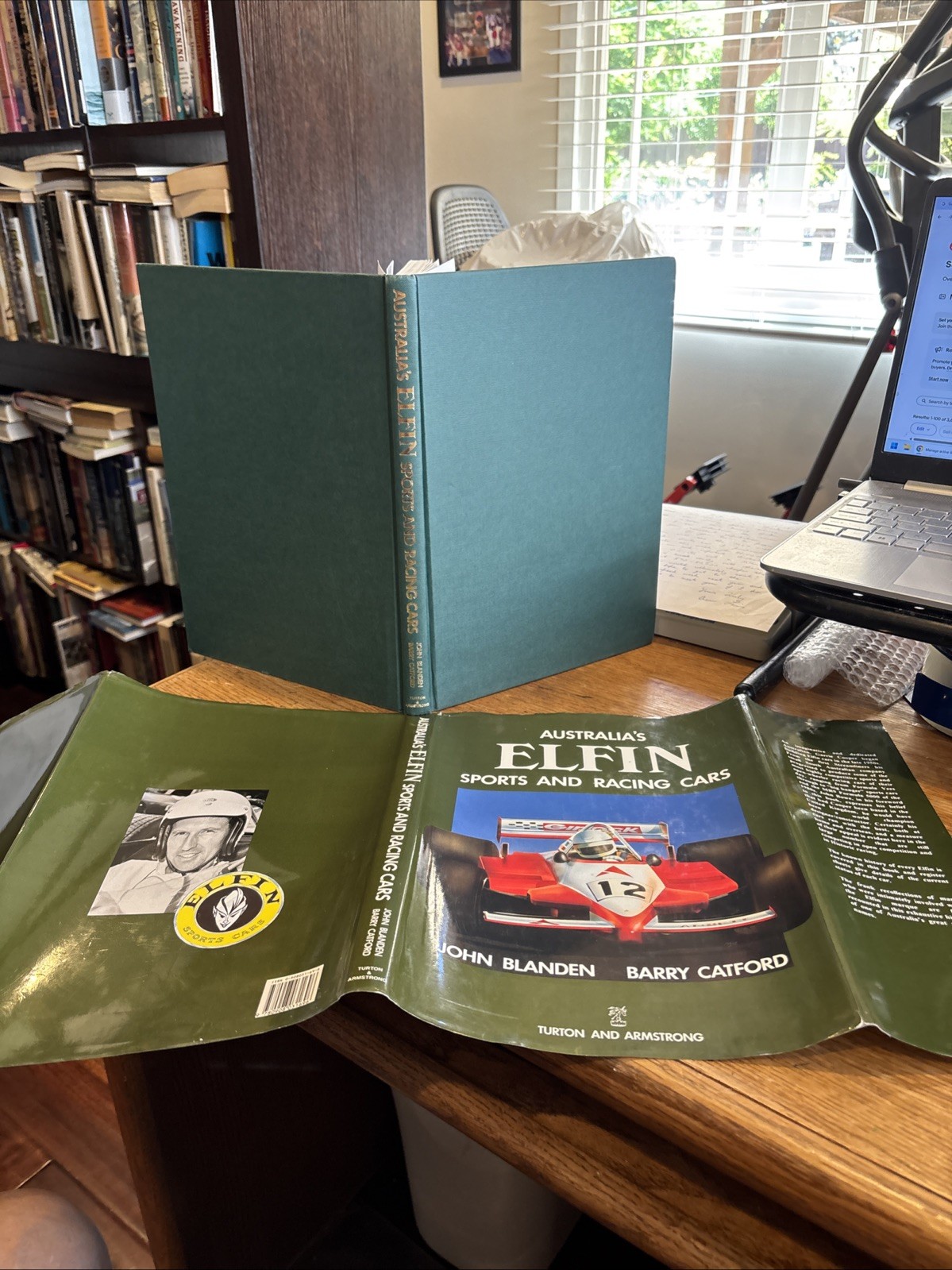AUSTRALIA’S ELFIN: SPORTS & RACING CARS Blanden & Catford 1997 hcdj 1st + Letter