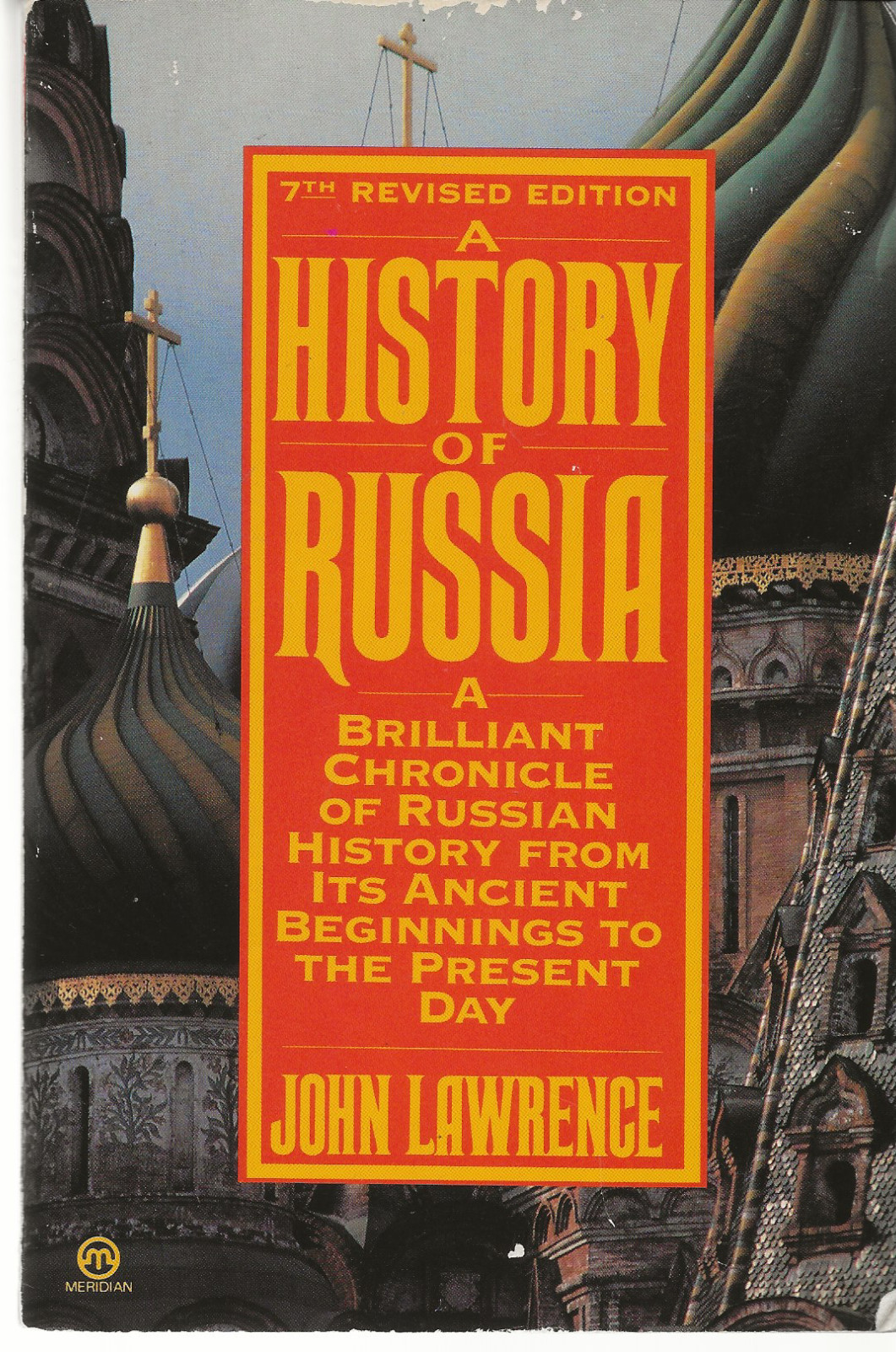 A History of Russia John Lawrence 1993 Meridian Paperback Acceptable
