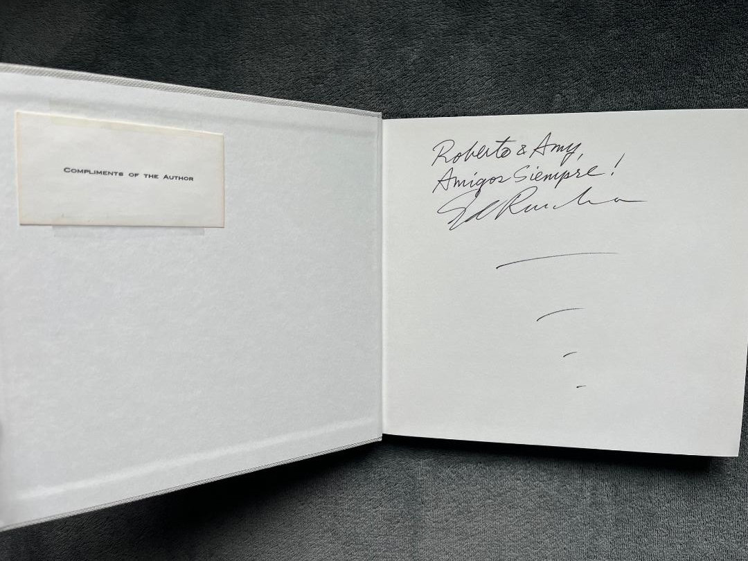 Ed Edward Ruscha – Signed and Inscribed – DOUBLE AMERICANISMS 1st Edition (2018)