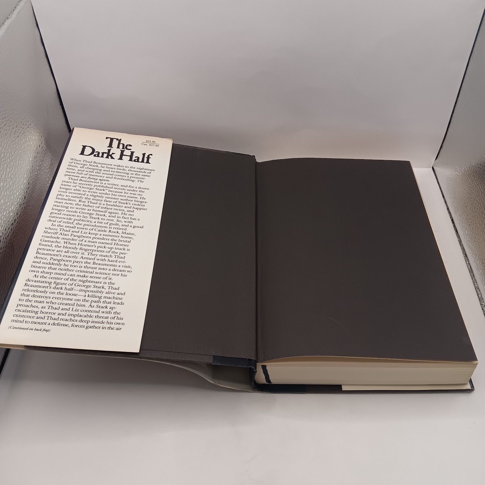 Stephen King The Dark Half First Edition 2nd Printing 1989 Viking Hardback Book
