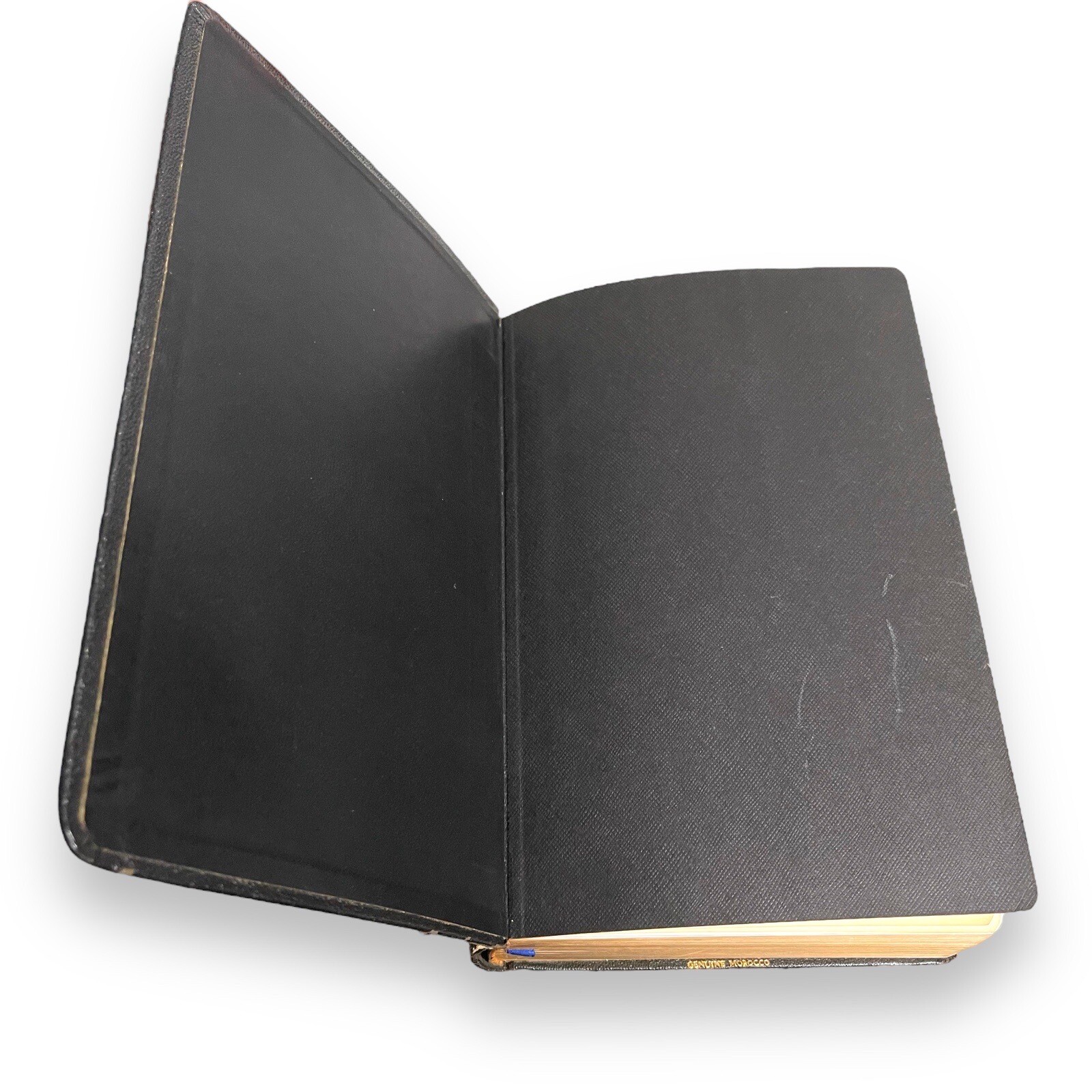 The System Bible Study Enlarged Edition KJV 1968 Morocco Leather w/RARE Insert