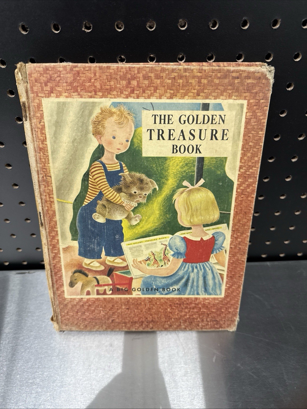 Vintage Golden Treasure Book Big Golden Book 1950s Children Stories Illustrated