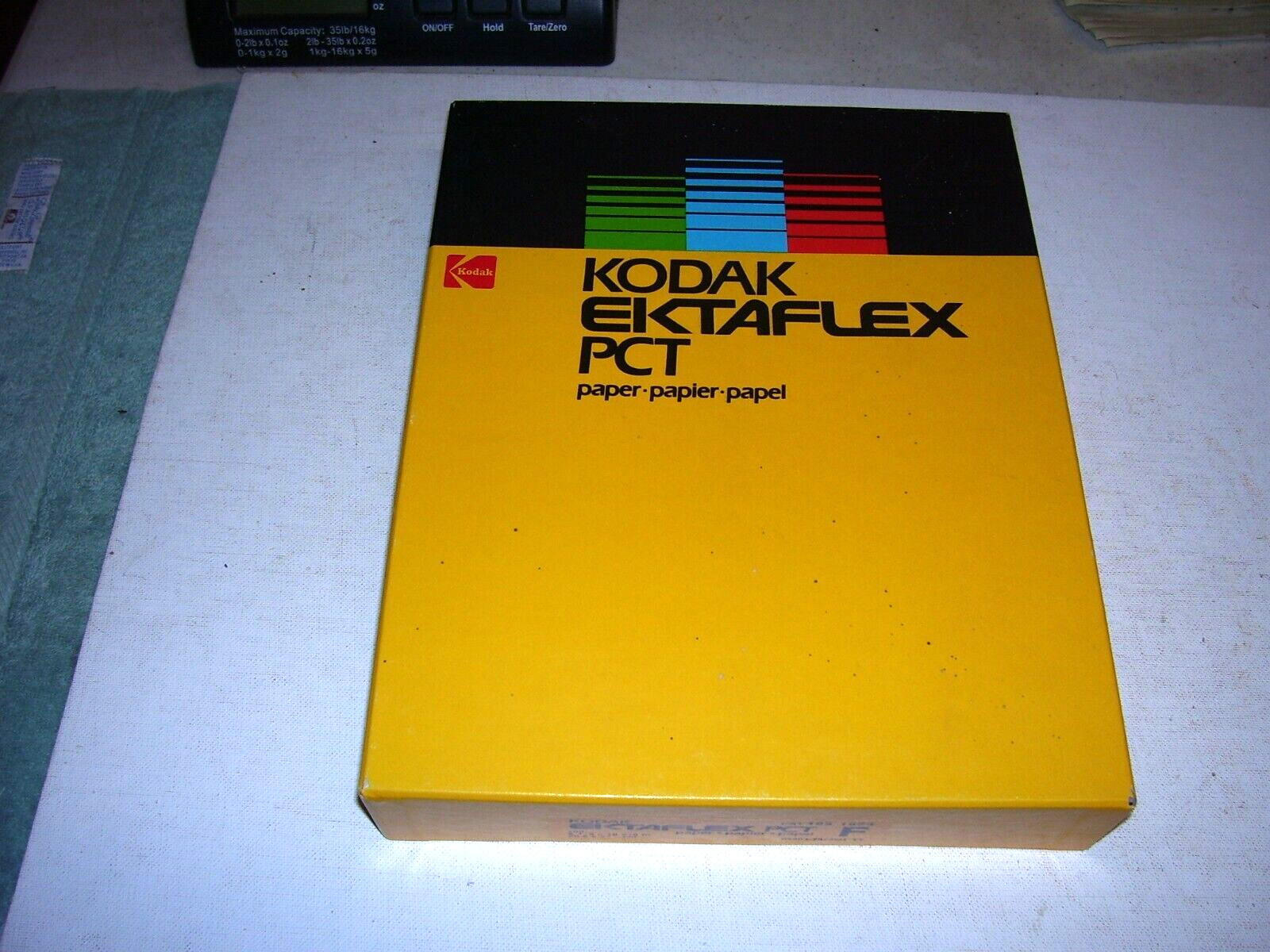 KODAK Ektaflex PCT F Photo Paper, 8 1/8 x 10 5/8″- 100 Sheet Box # 185-1823. NOS