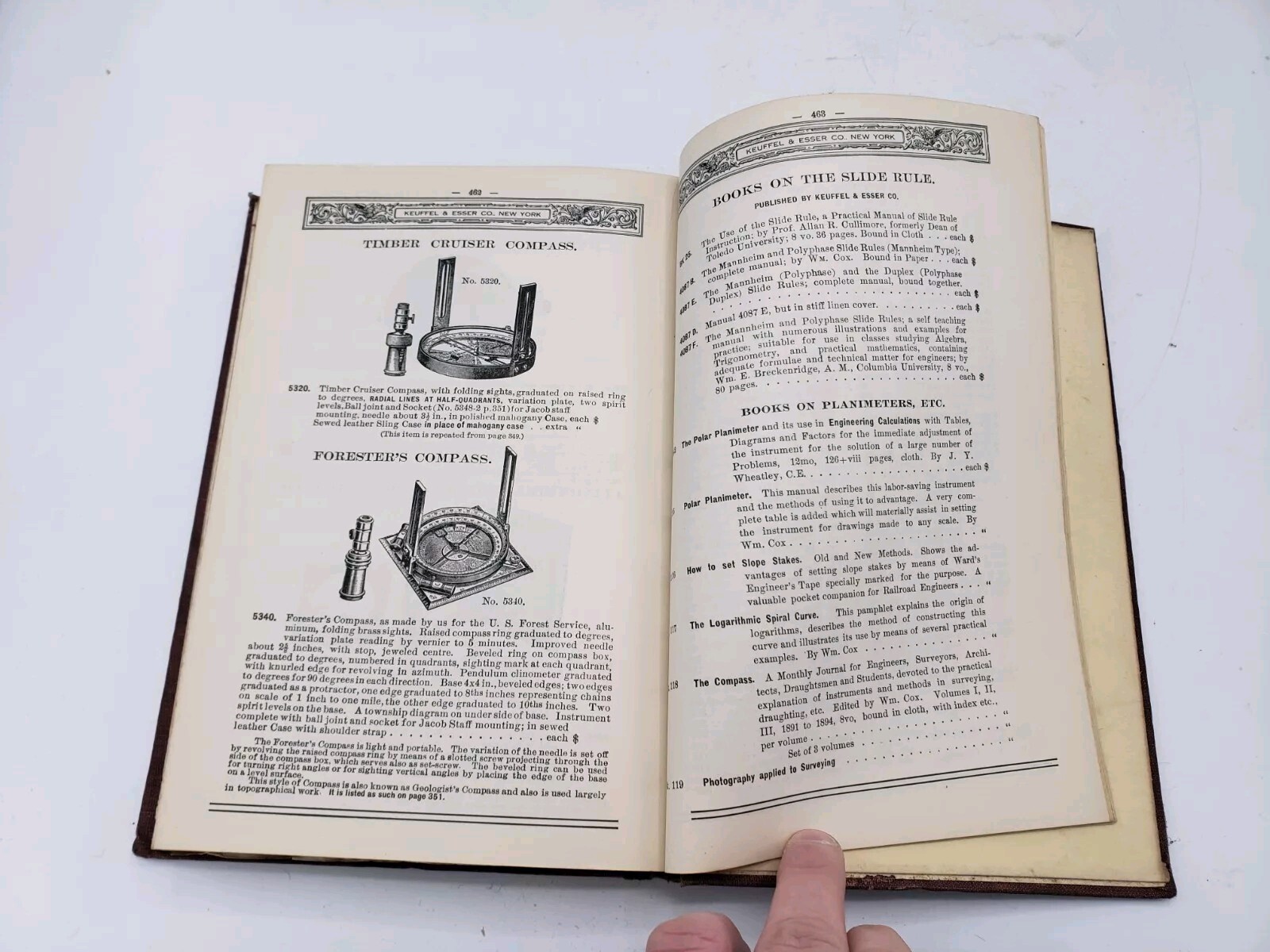 Antique Keuffel & Esser Co. Complete Catalogue Book 1921 Edition 36 Nice Example