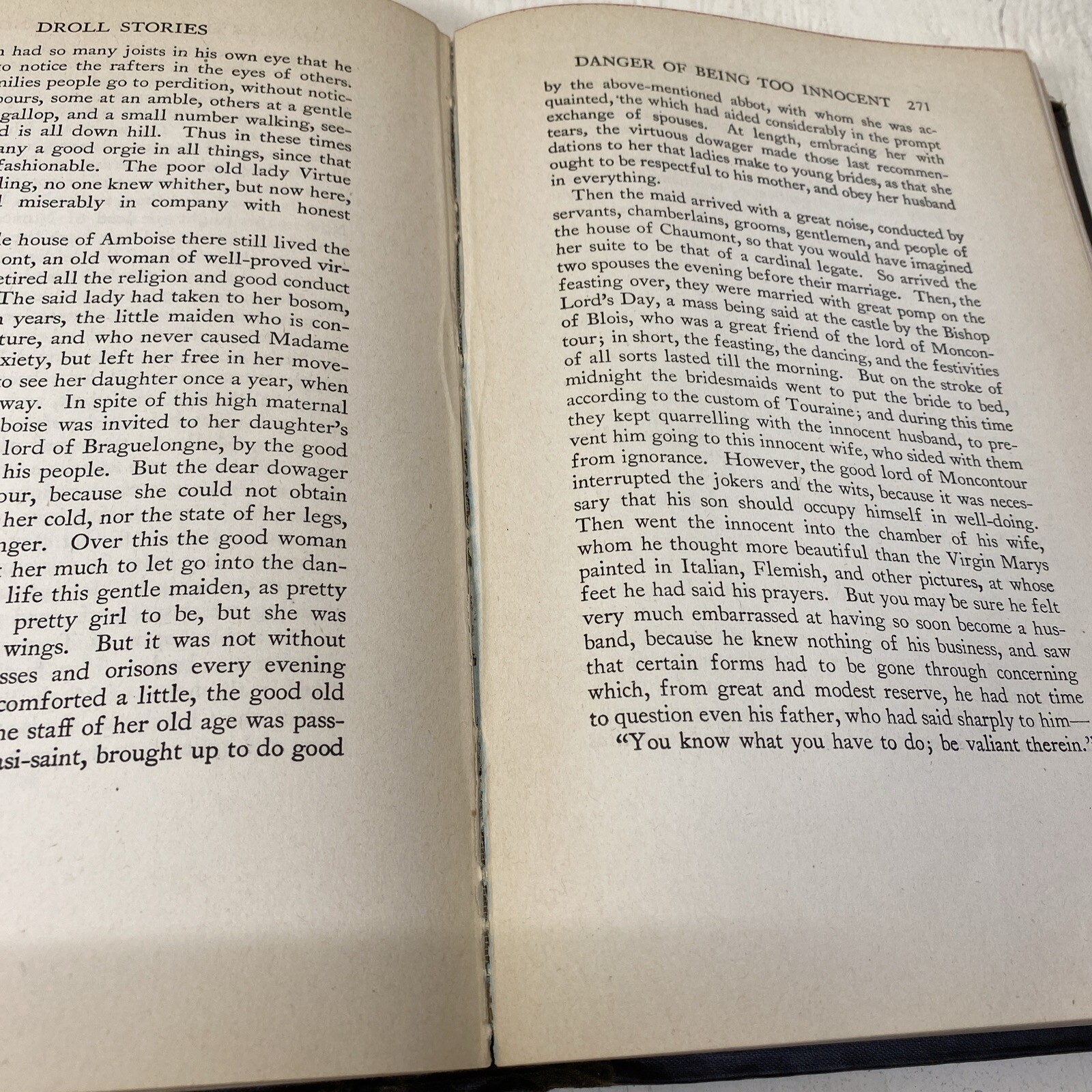 Droll Stories by Balzac, 1946, Illustrated, Two Volumes In One – Garden City, NY