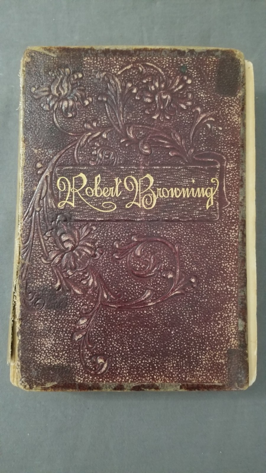 Robert Browning 1896 Book Antique 1800s Poetry Pretty Woman Serenade Statue Bust