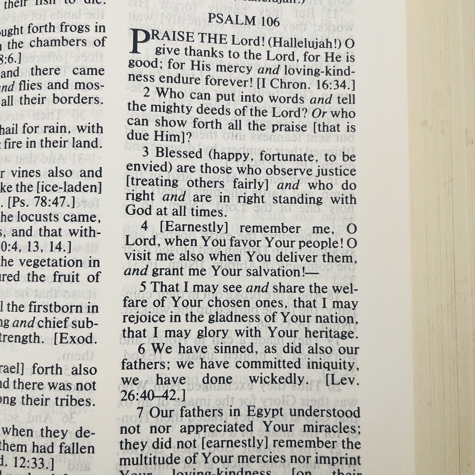 The Amplified Bible Expanded Edition Hardcover Zondervan 1987