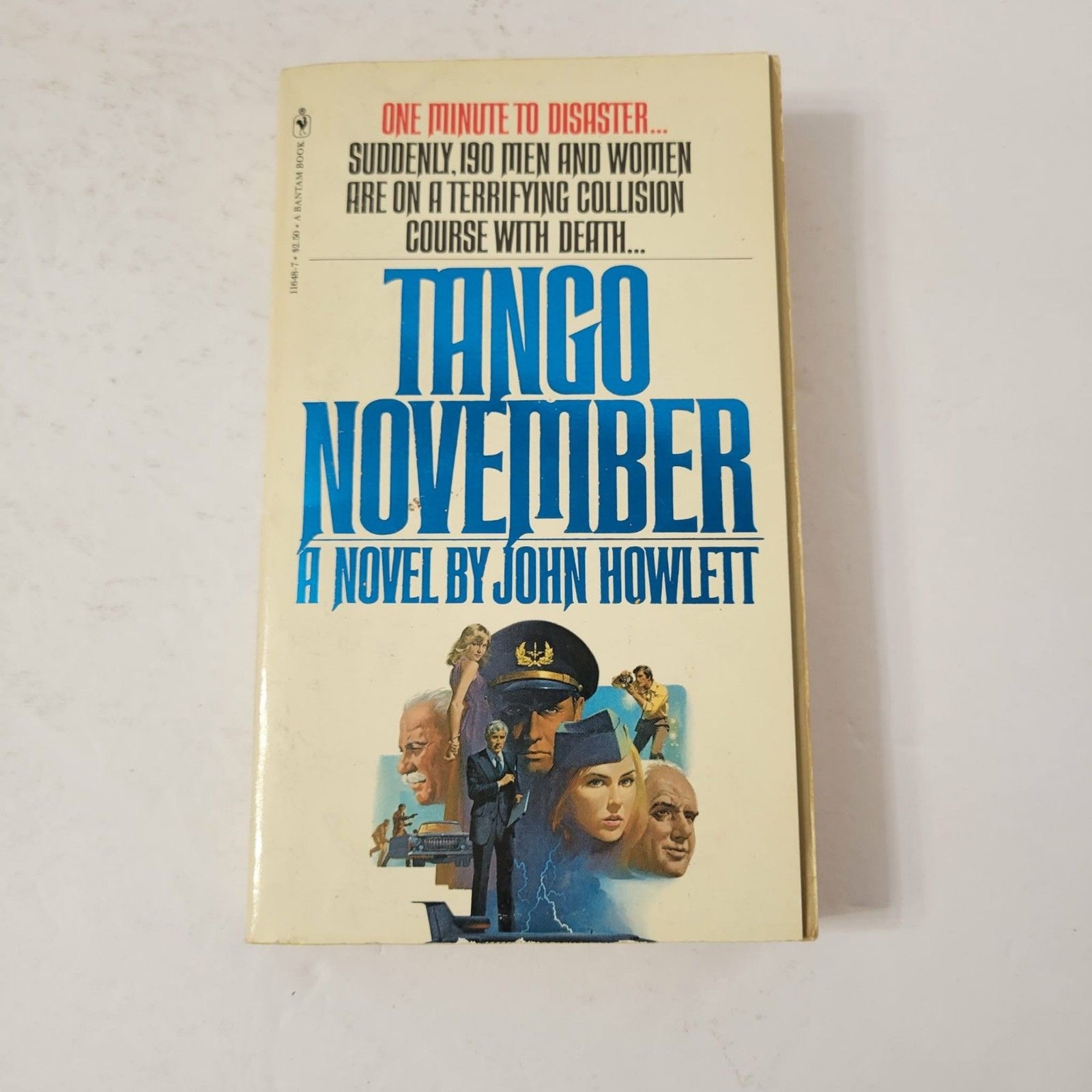 Vintage Tango November by John Howlett Bantam Paperback 1979 Thriller Suspense