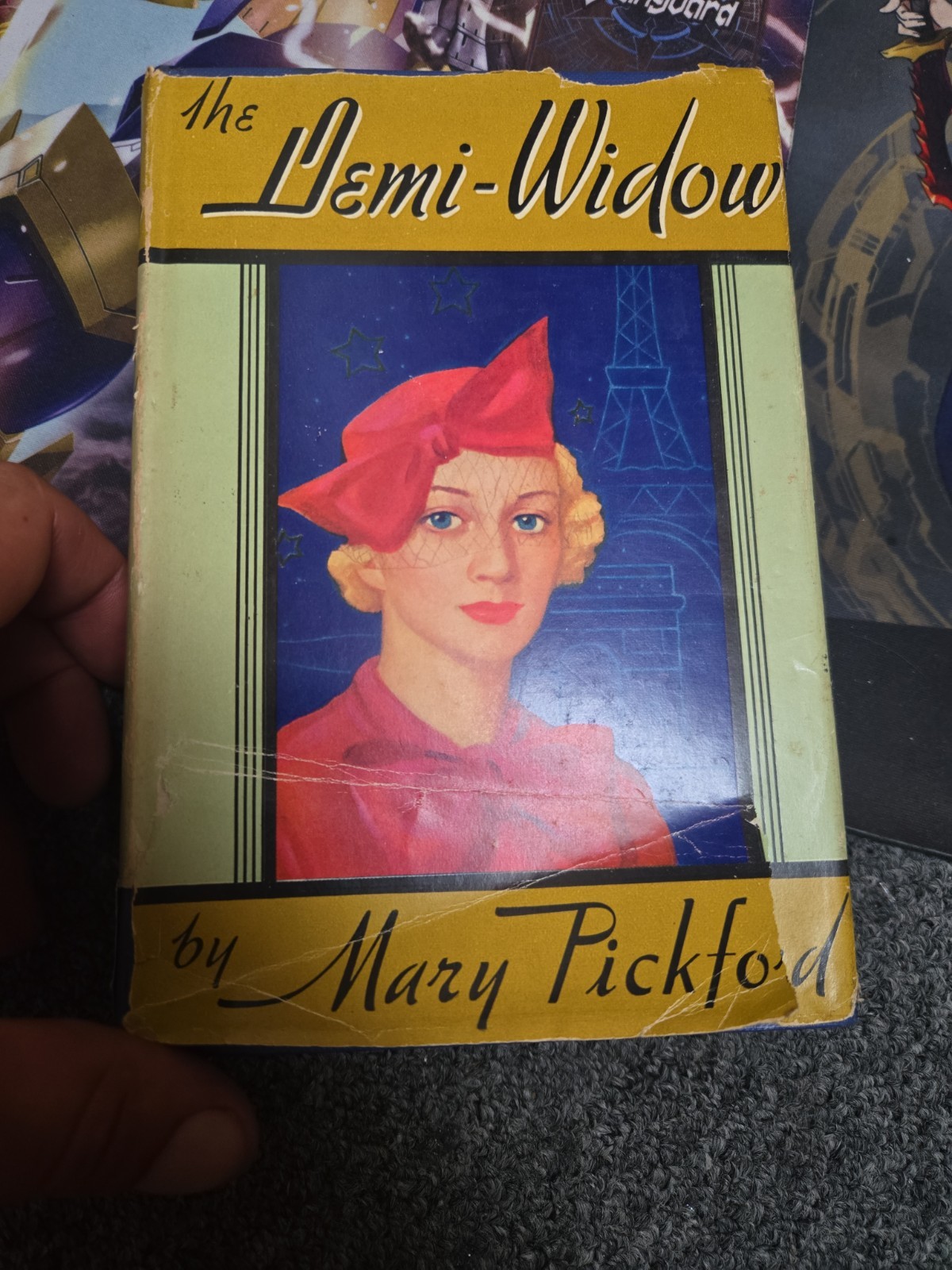 The Demi-Widow-Mary Pickford-TRUE 1st Edition/1st Printing 1935 RARE HC DJ