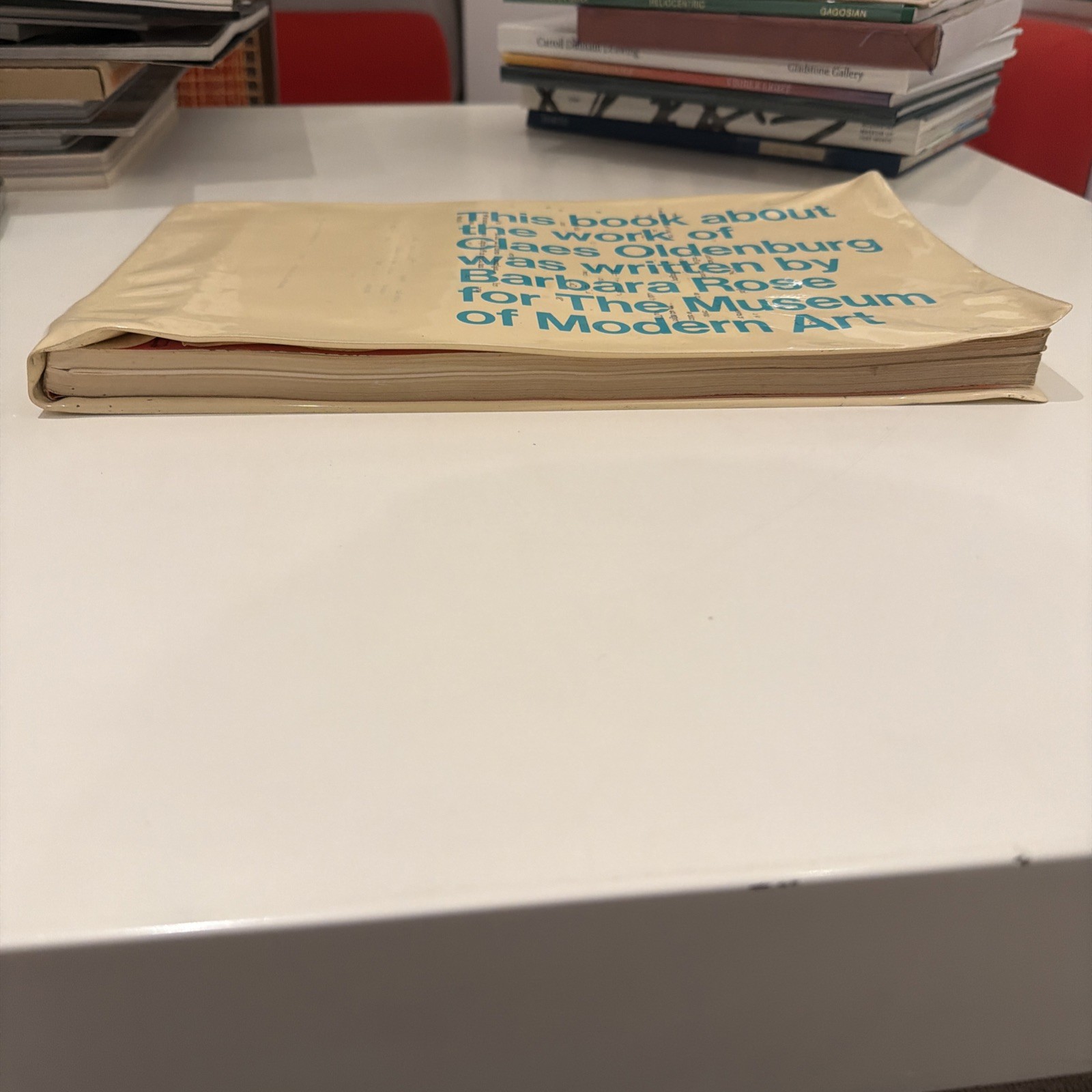 Claes Oldenburg Book By Barbara Rose at The Museum of Modern Art