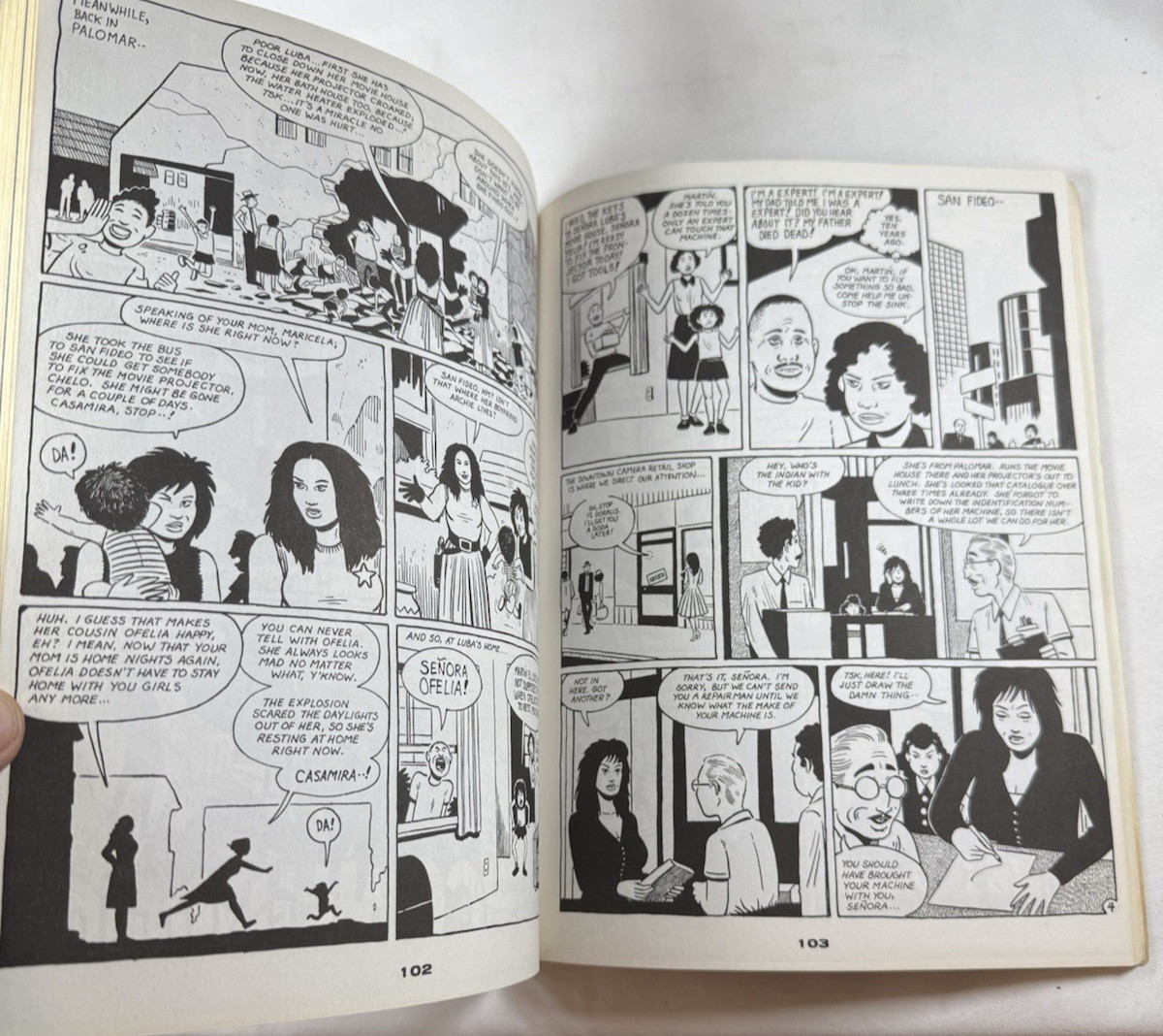 Love & Rockets Book Three: Gilbert & Jaime Hernandez – Fantagraphics TPB 1987