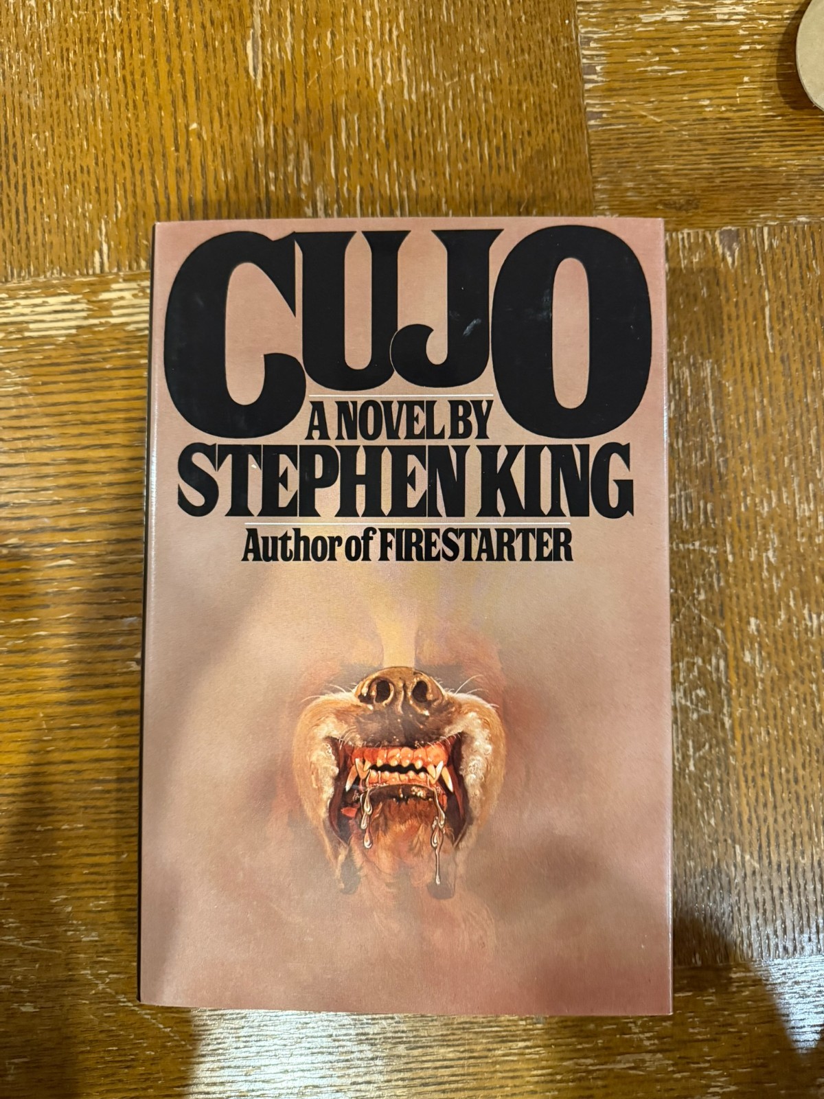 Vintage 1981 Stephen King Cujo Hardcover Early Edition w Dust Jacket