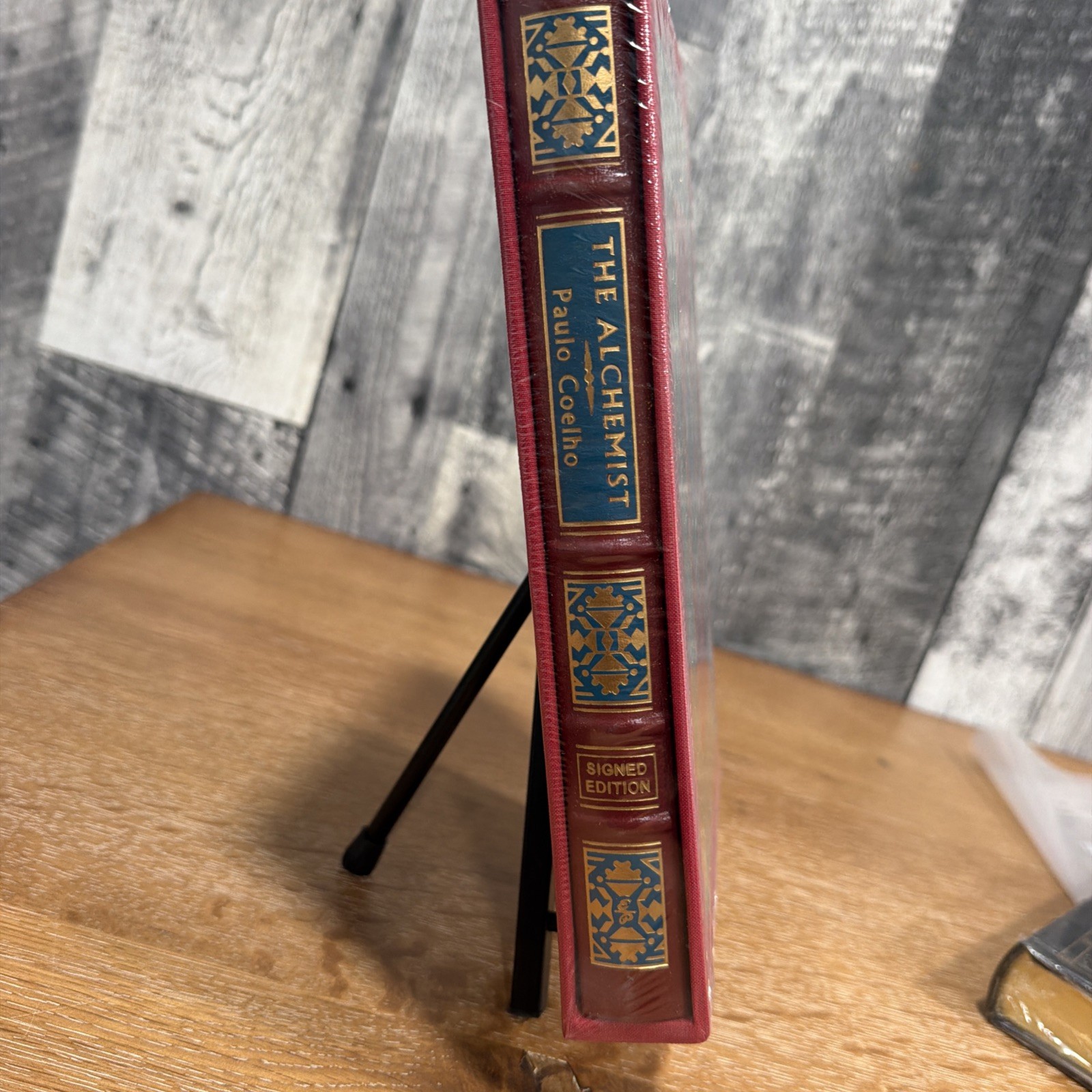 The Alchemist Easton Press SIGNED by Paulo Coelho SEALED