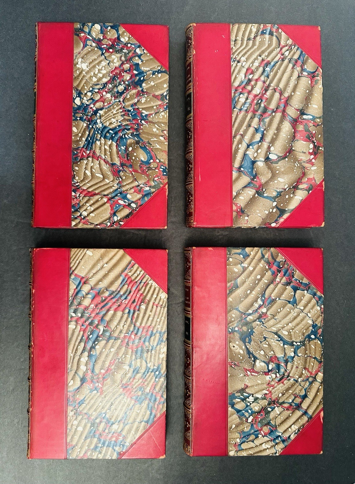 1852 4 Volumes The Life of Napoleon Buonaparte Fine Binding