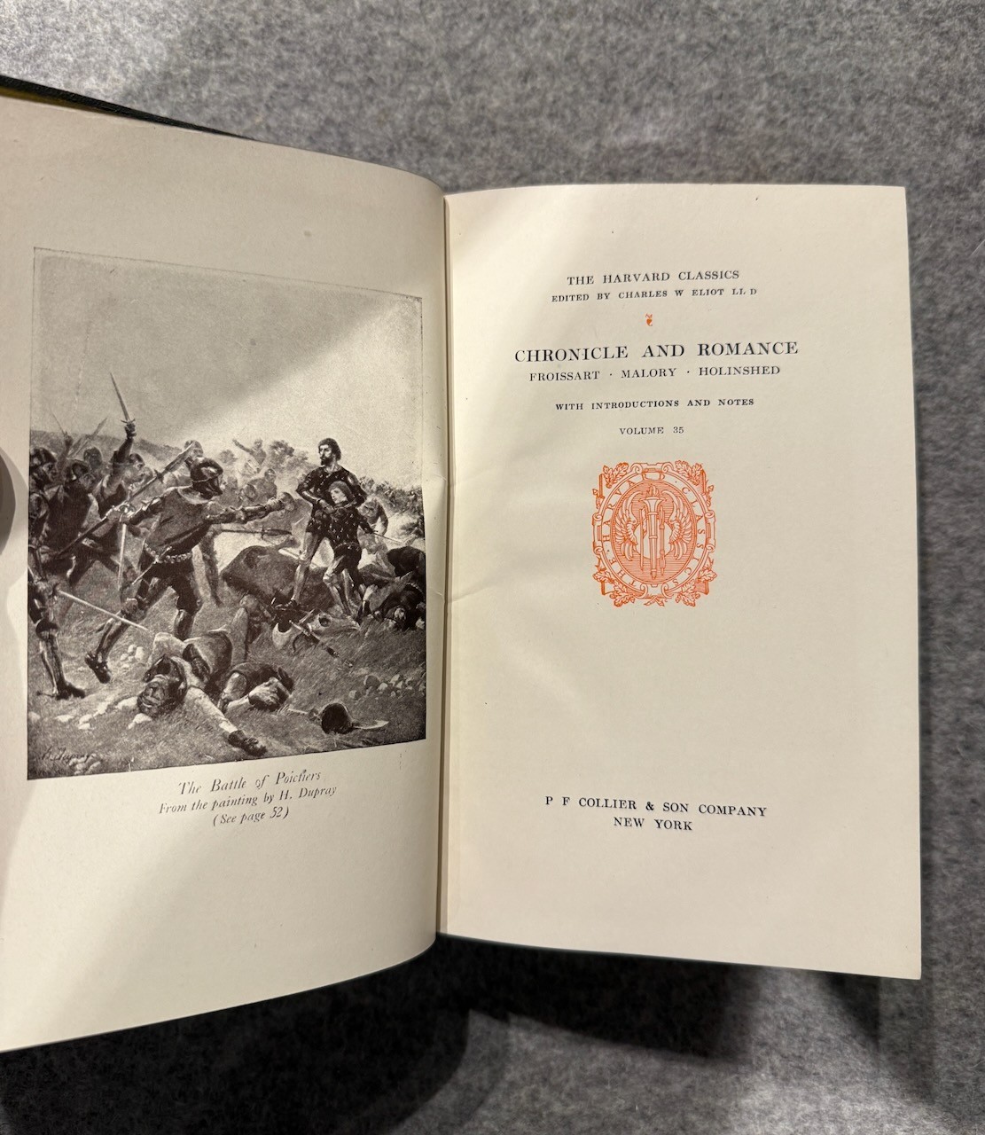 Harvard Classics Vol 35, „Chronicle and Romance: Malory, et al “ (Collier, 1910)