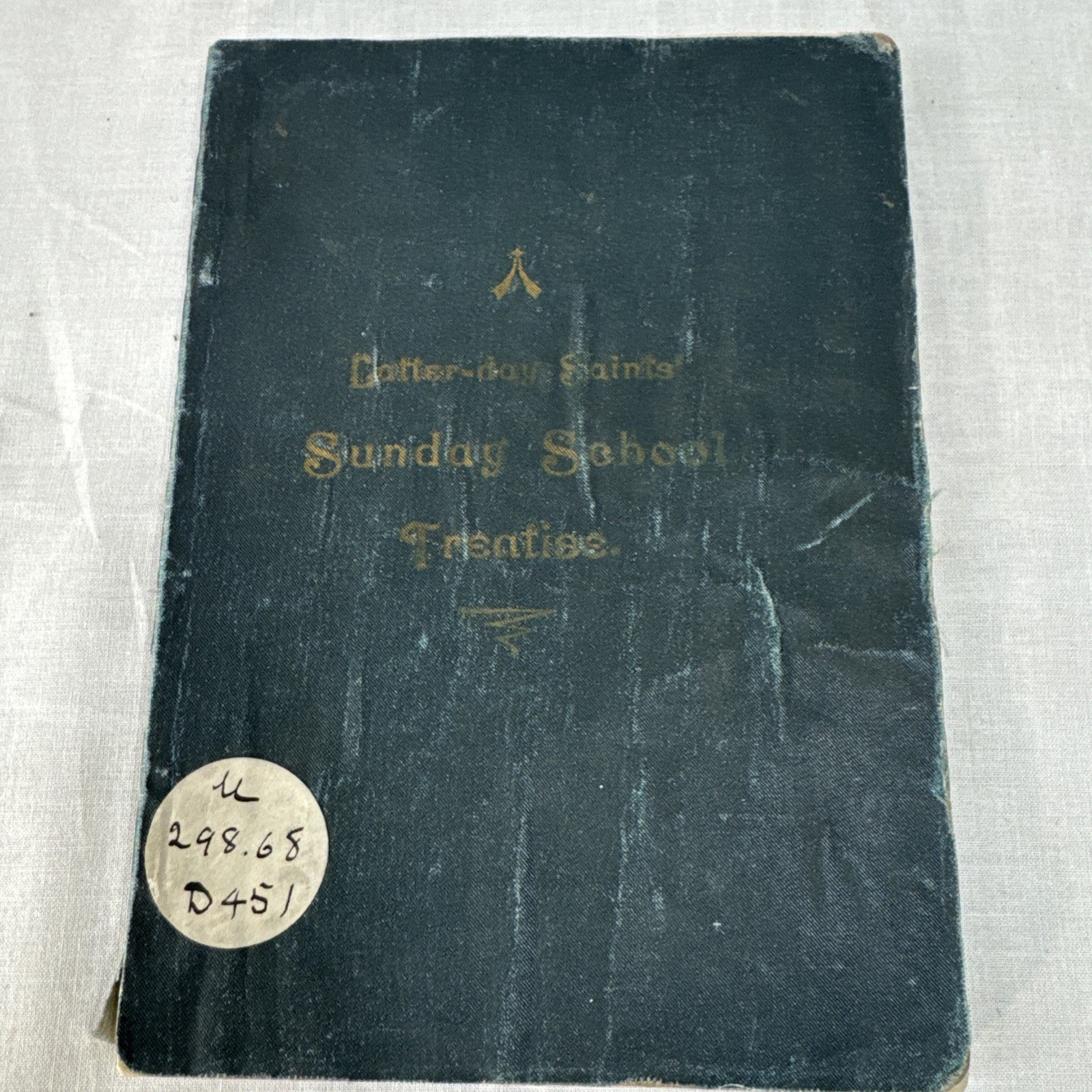 LDS Sunday School Treatise 1896 Deseret Union Blue Wraps Salt Lake City Rare Pam