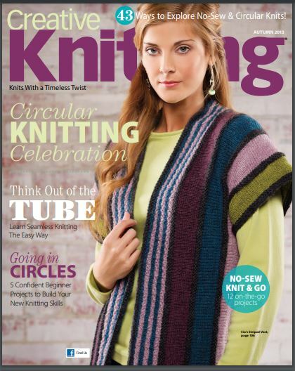 CREATIVE KNITTING MAGAZINE 59 Unique Issue Collection On USB Thumb Drive