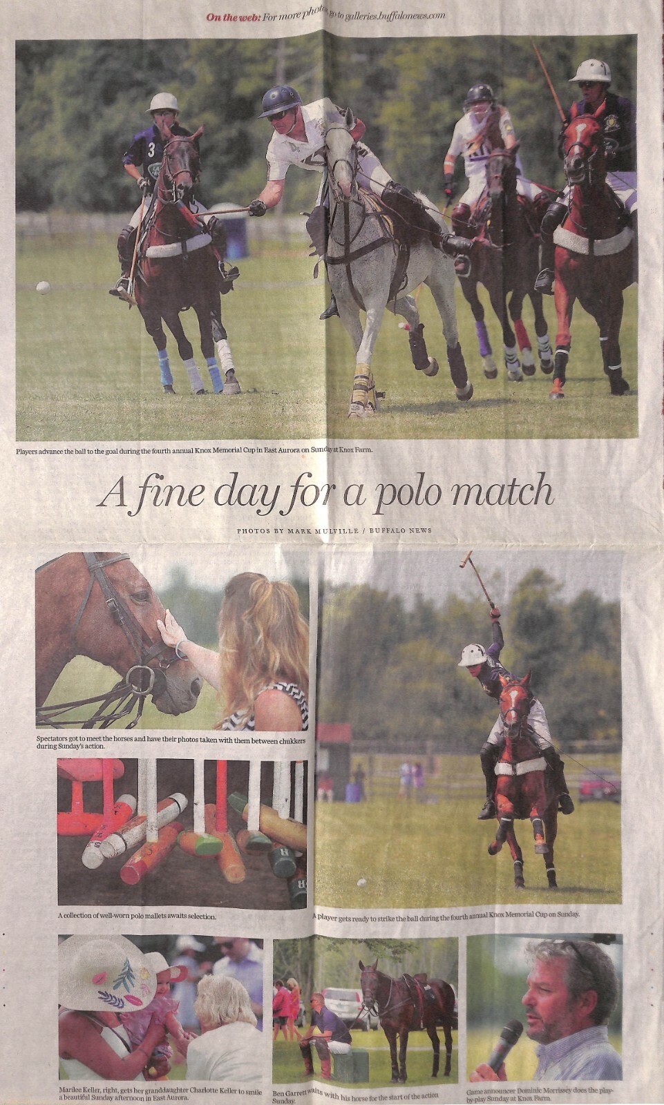 The Stables At Knox Polo East Aurora, NY Program July 23 & 24 2017