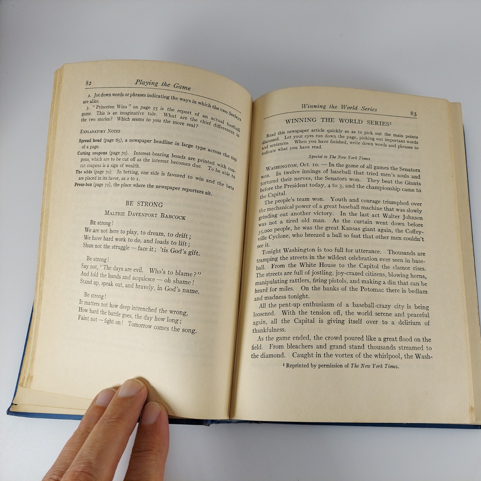 Reading And Literature Book Two 1927 Melvin Haggerty HC World Book Co