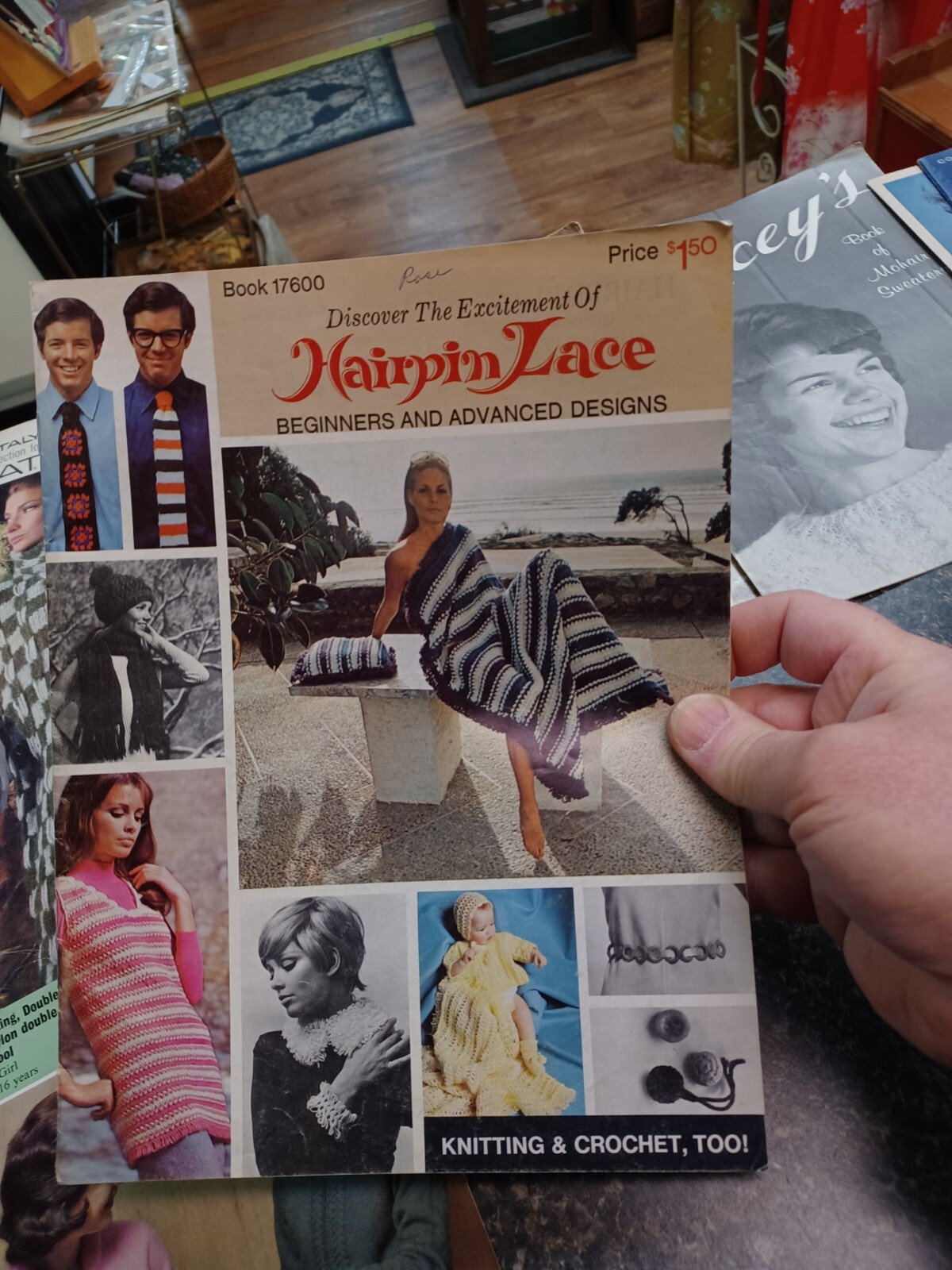 VTG Crochet & Knitting Tatting Pattern Booklets Magazines 1960’s Fasion Research