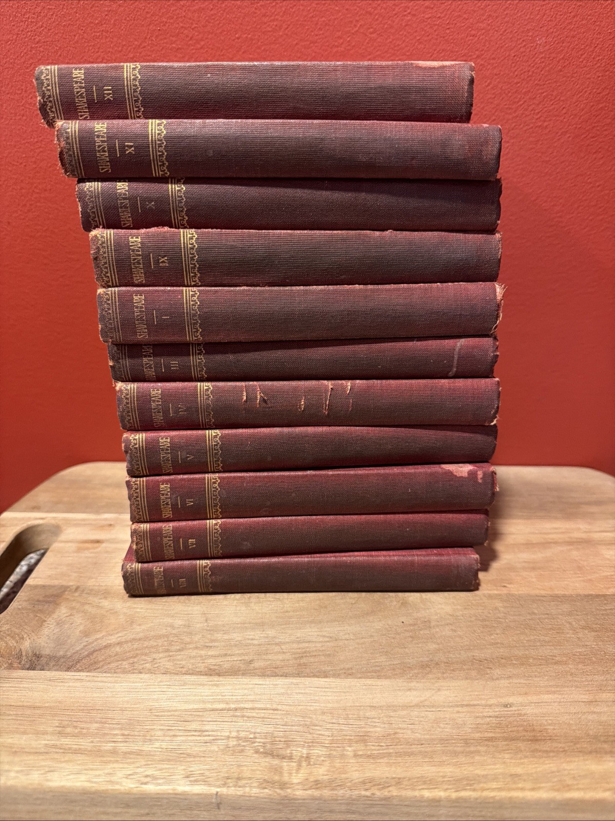 The Works of William Shakespeare John W. Lovell Company Vintage Lot Of 11 1885