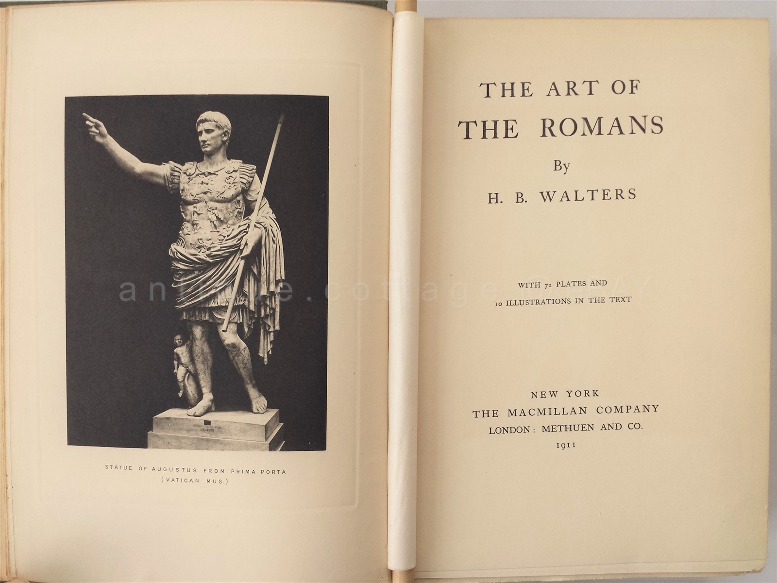 1911 antique ROMAN ART ARCHITECTURE GEM ENGRAVING METAL WORK illustrated walters