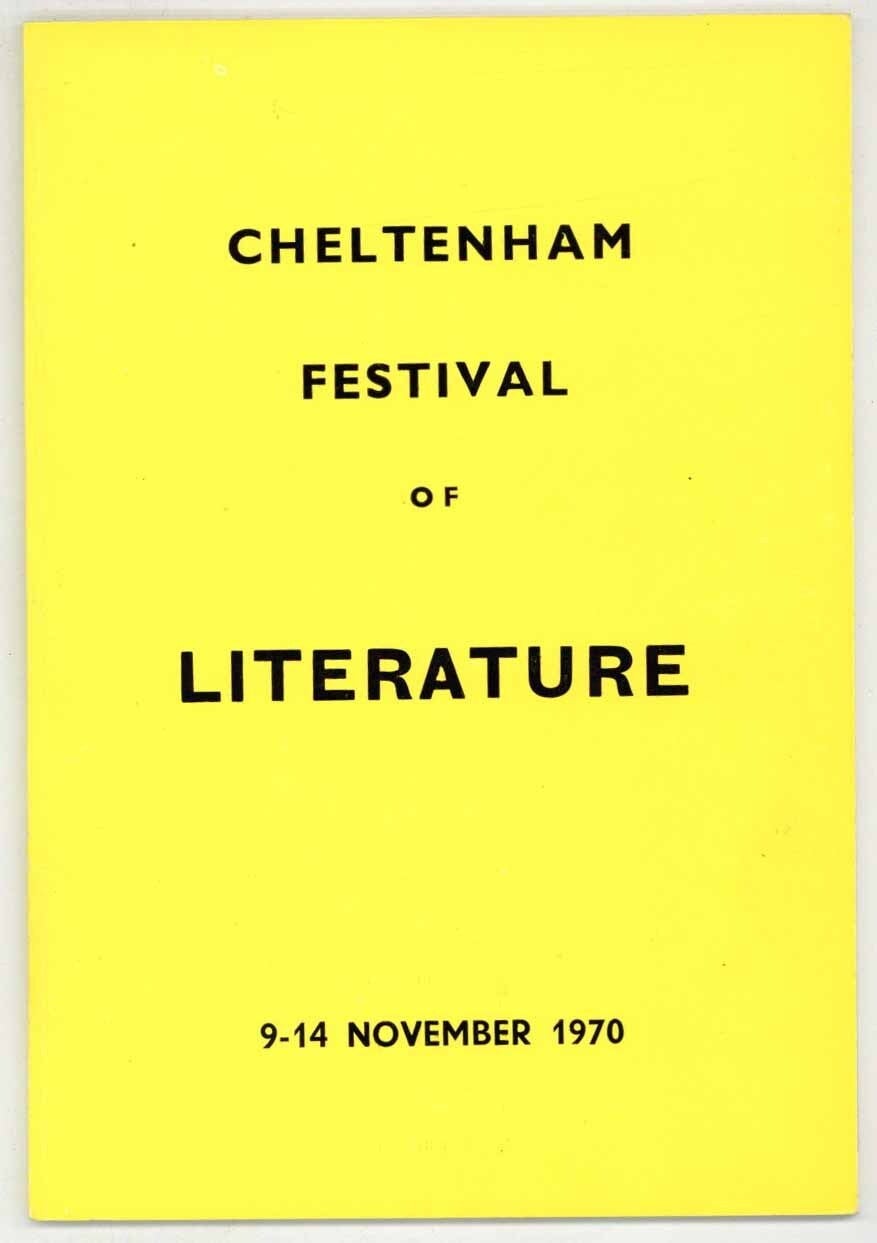 Program Cheltenham Festival of Literature 9-14 November 1970 / 1st Edition