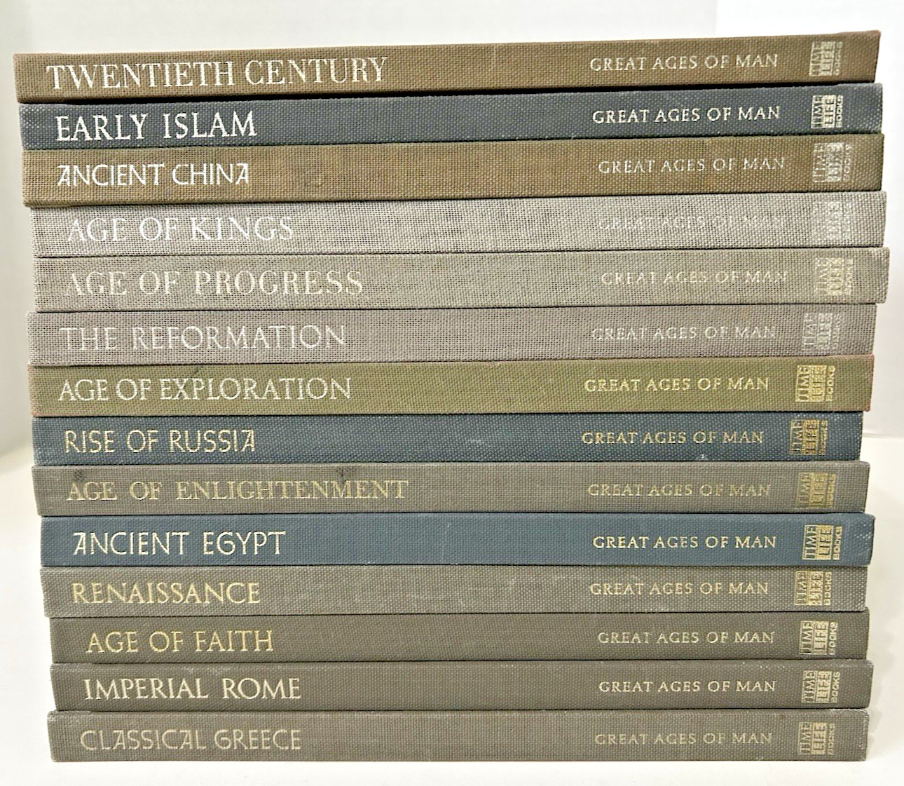 Great Ages of Man Time Life Lot of 14 (out of 21, complete set) Hardcover 1960s
