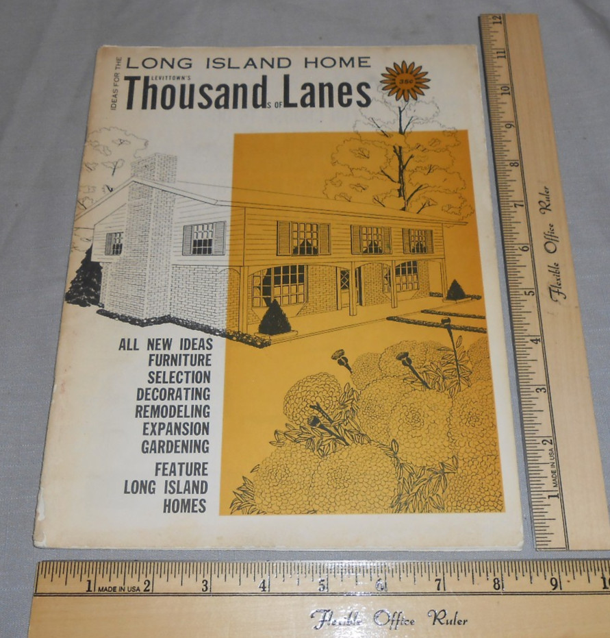 Vtg 1966 Levittown’s Home Thousand Lanes Magazine Mid Century Modern Long Island