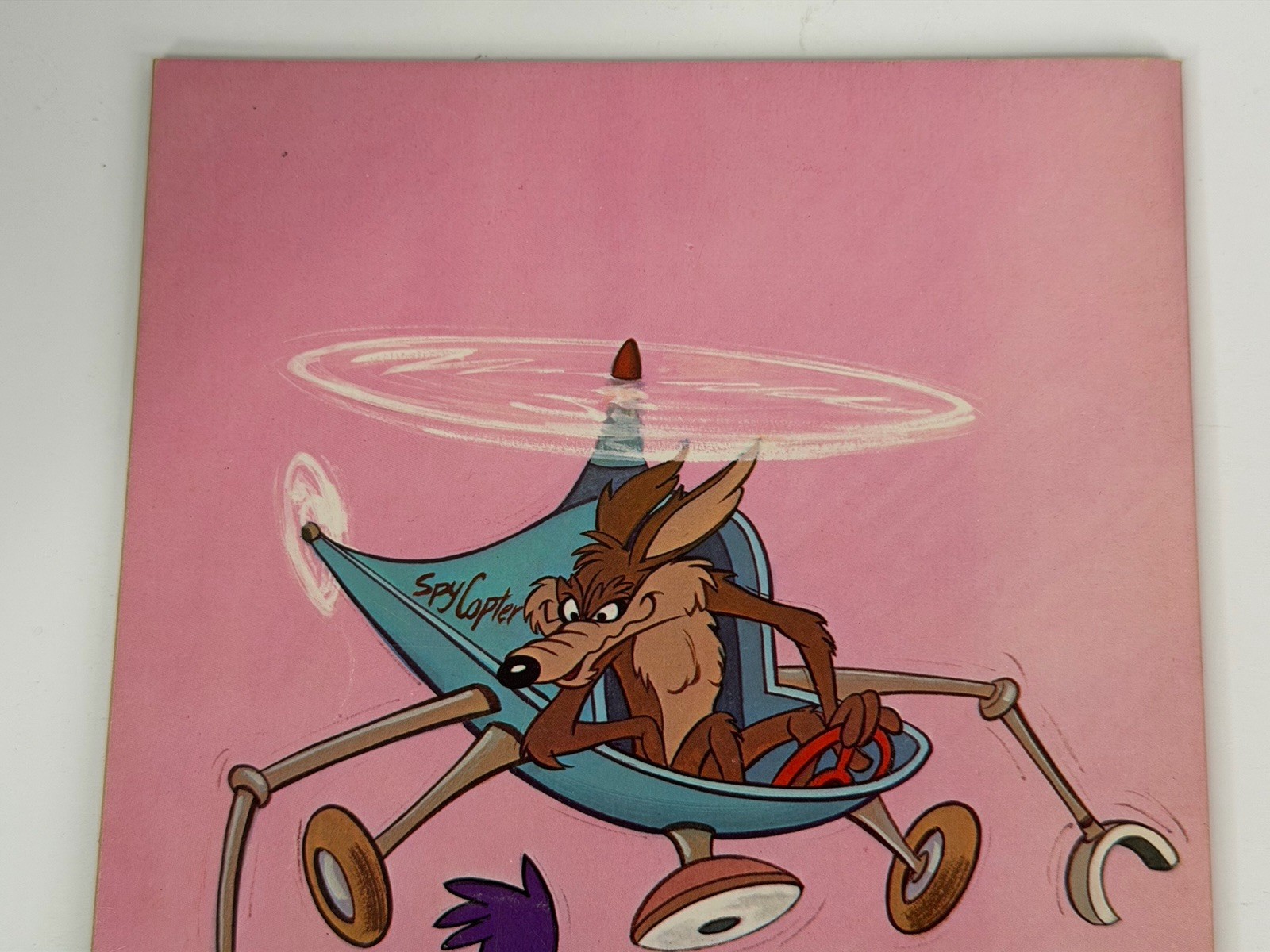 Road Runner The Spycopter Chase Wile E Coyote Whitman 1980 Coloring Book 1052-89