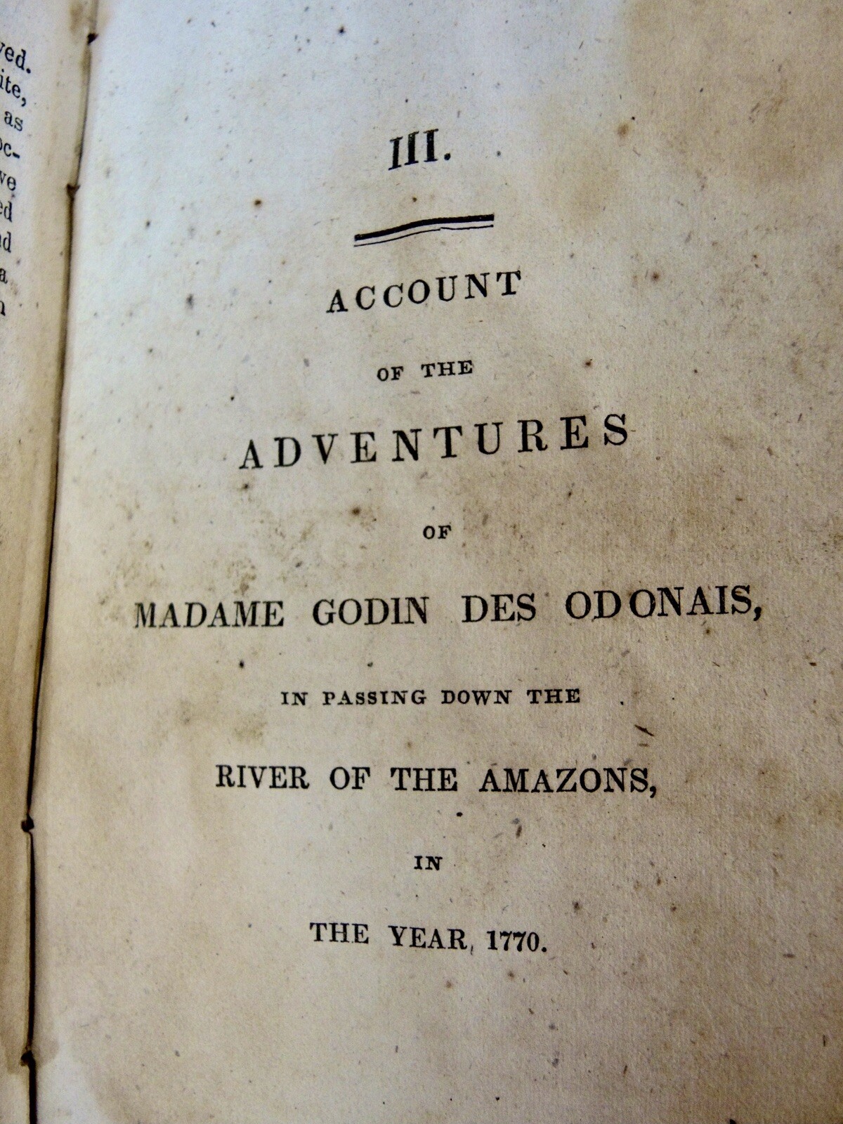 PERILS AND CAPTIVITY: Comprising The Sufferings Of The Picard Family~1831~Flawed