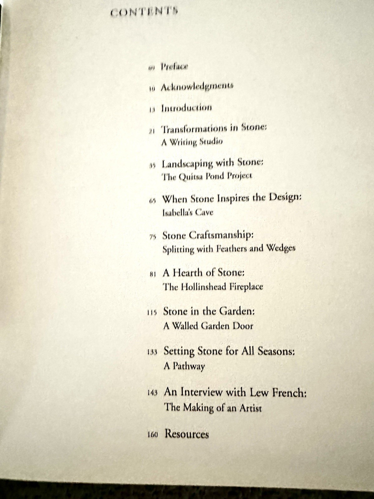 2005, 1st Ed. (Signed) Stone by Design, Lew French & Alison Shaw, Illustrations