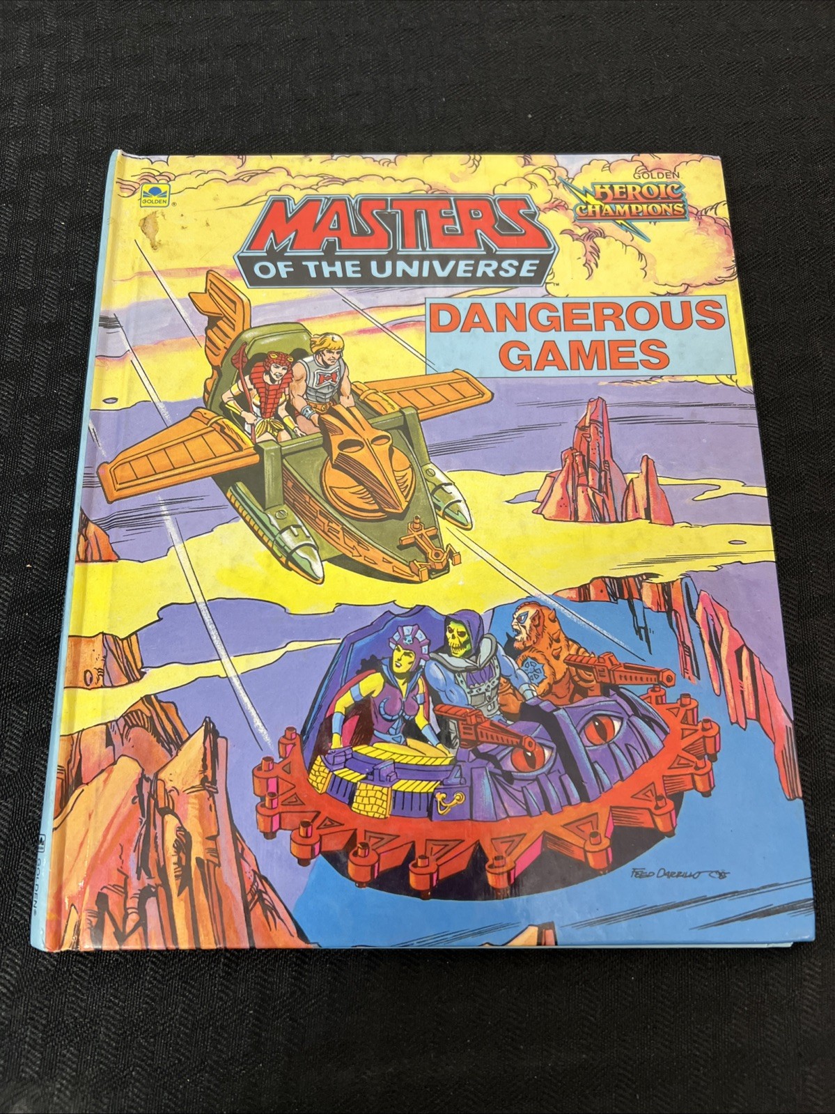 Masters of the Universe DANGEROUS GAMES Book He-Man 1985 Good Condition