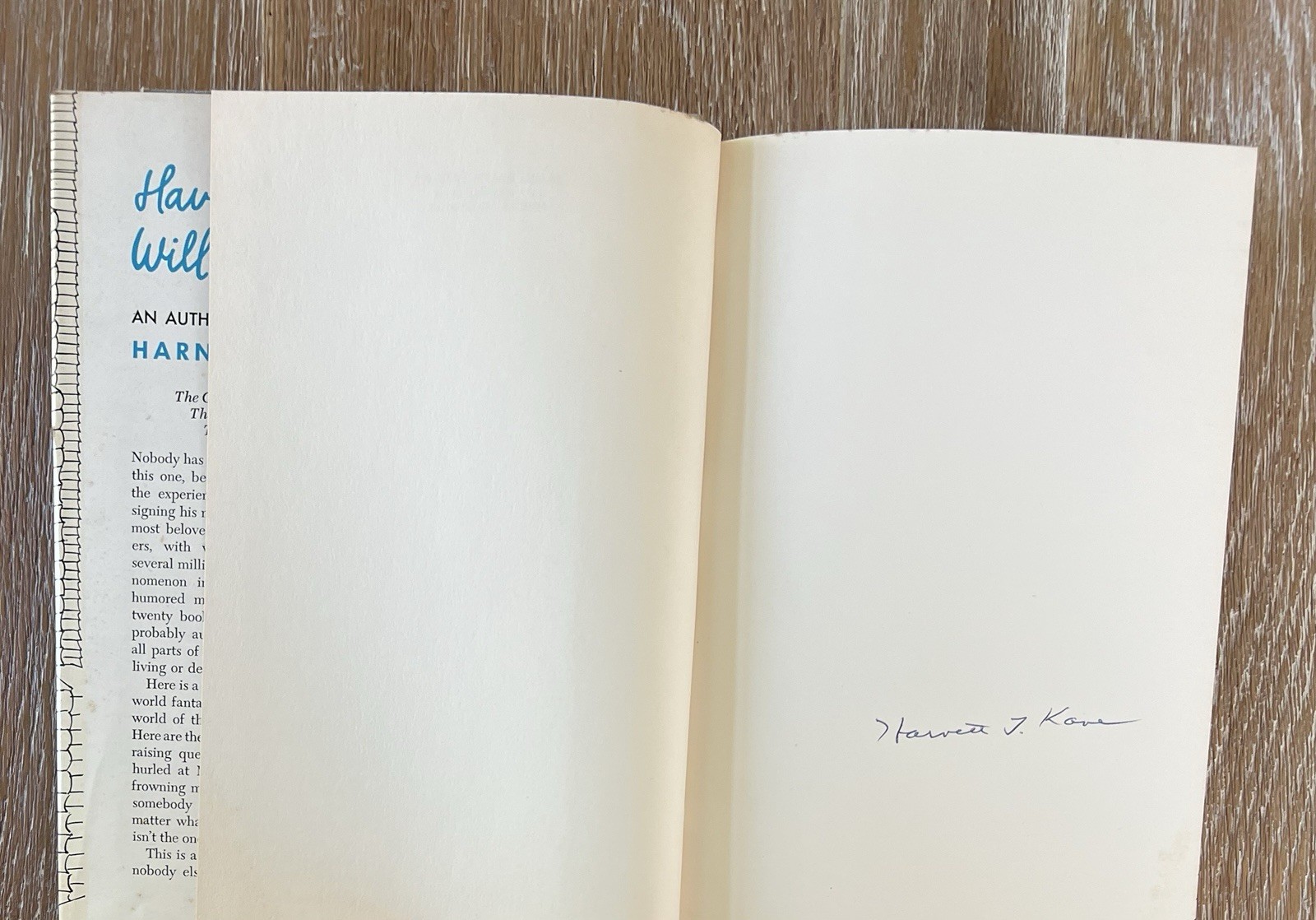 Have Pen Will Autograph by Harnett T Kane Signed First 1st Edition 1959