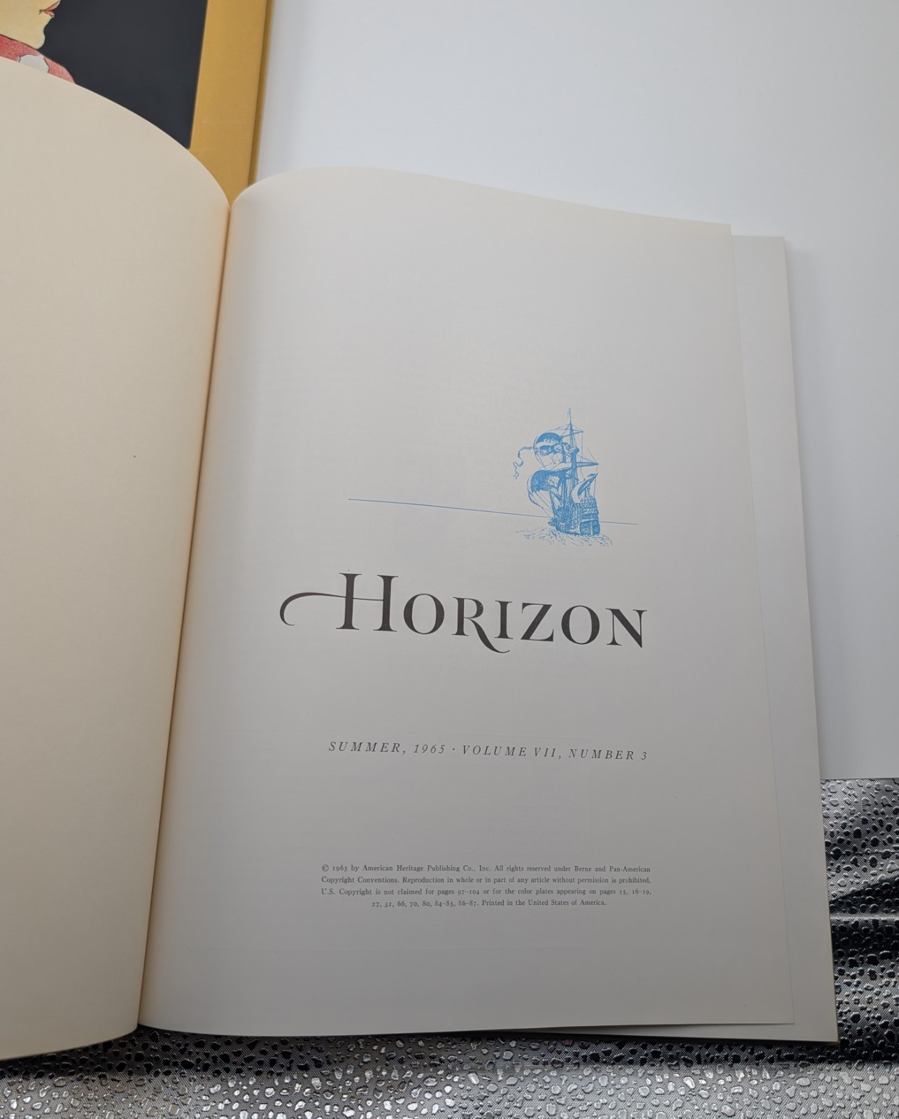 Horizon Magazine of the Arts – Lot of 4 Books by Year 1965 Complete – Vol. VII