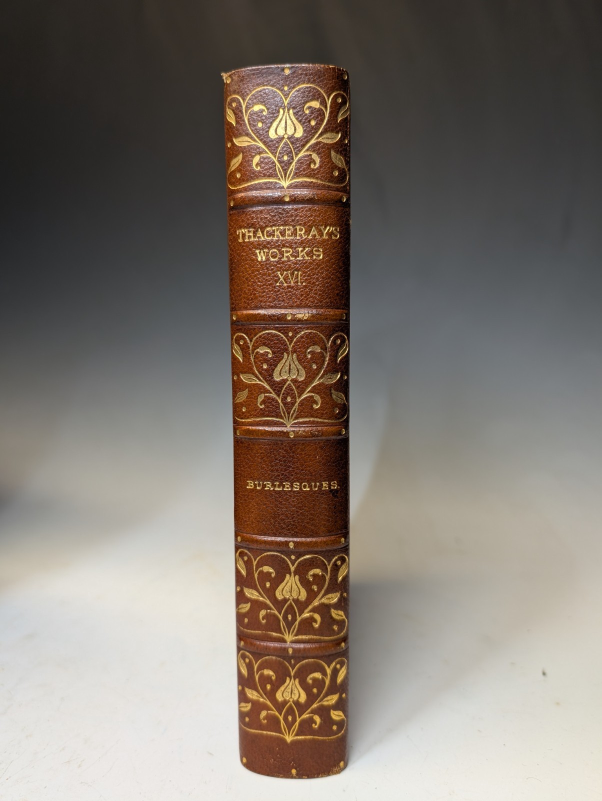 William Makepeace Thackeray’s Burlesques in beautiful leather 1869 Illustrated