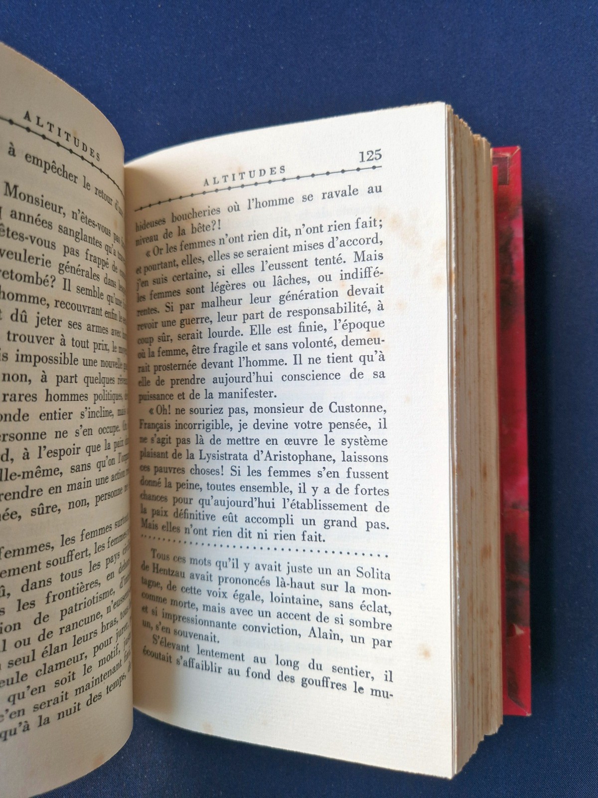 René Chambe ALTITUDES 1932 Signed Limited Ed 1/40 Half Leather Aviation French