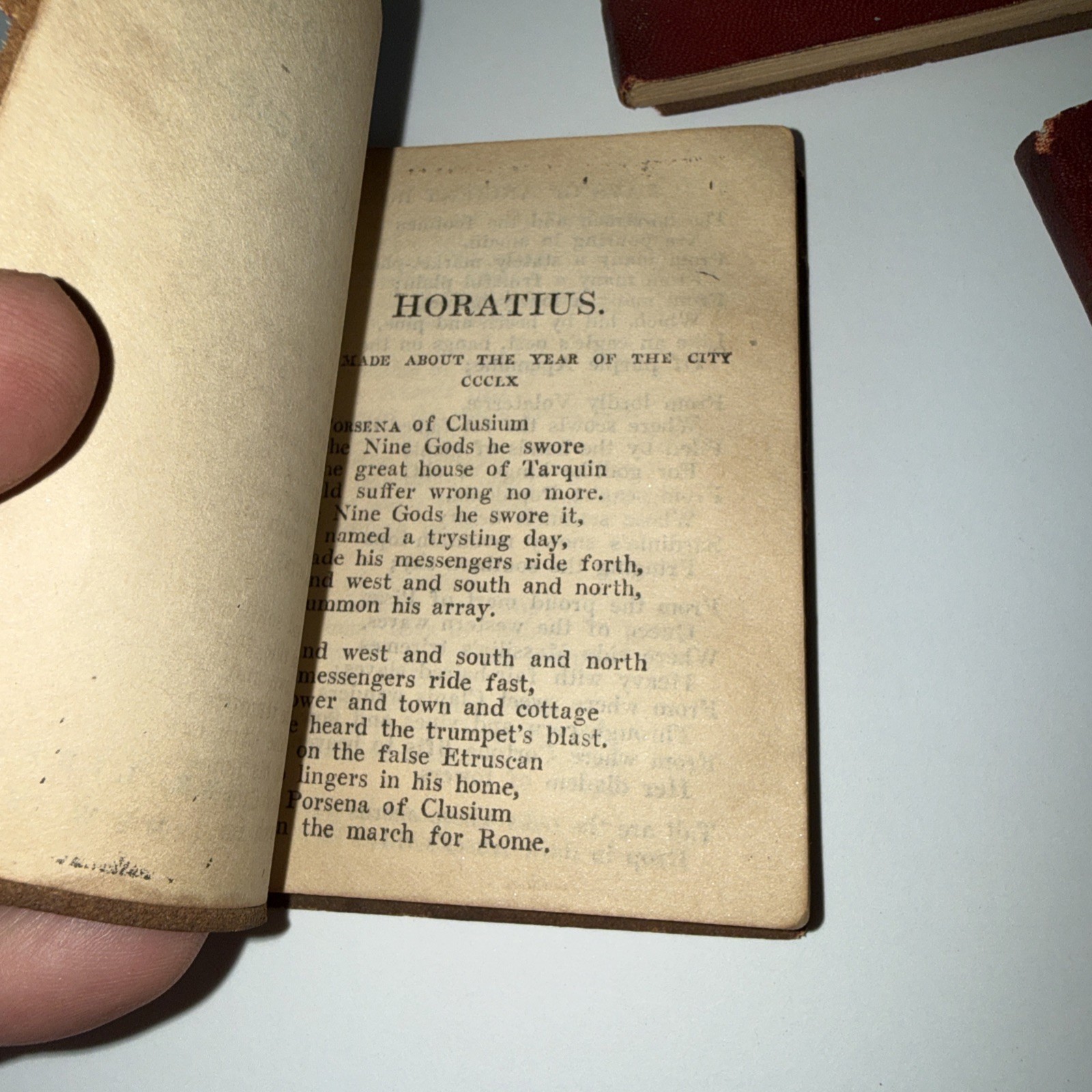 MINIATURE LIBRARY BOOKS Kipling VAMPIRE WILDE TENNYSON Antique Literature