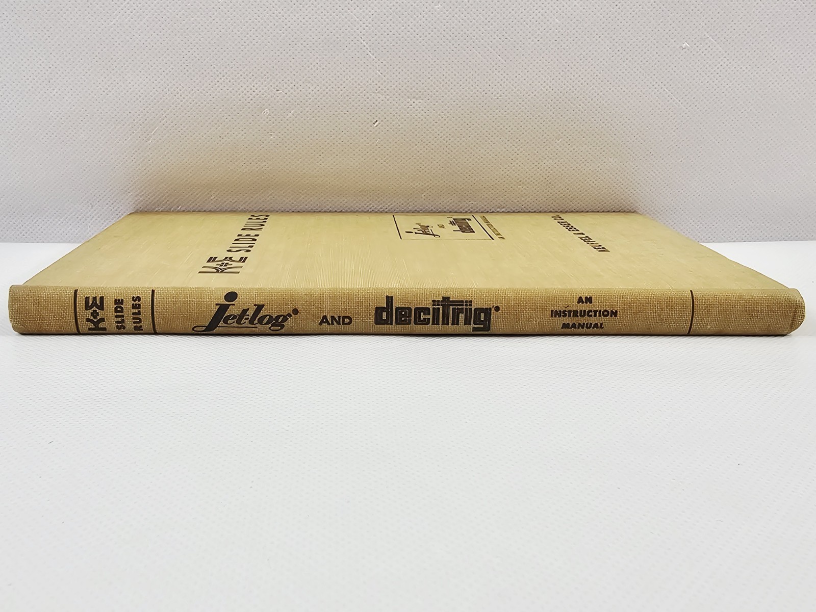 K&E Slide Rules Self Instruction Manual Keuffel & Esser JetLog Decitrig 1955 Vtg